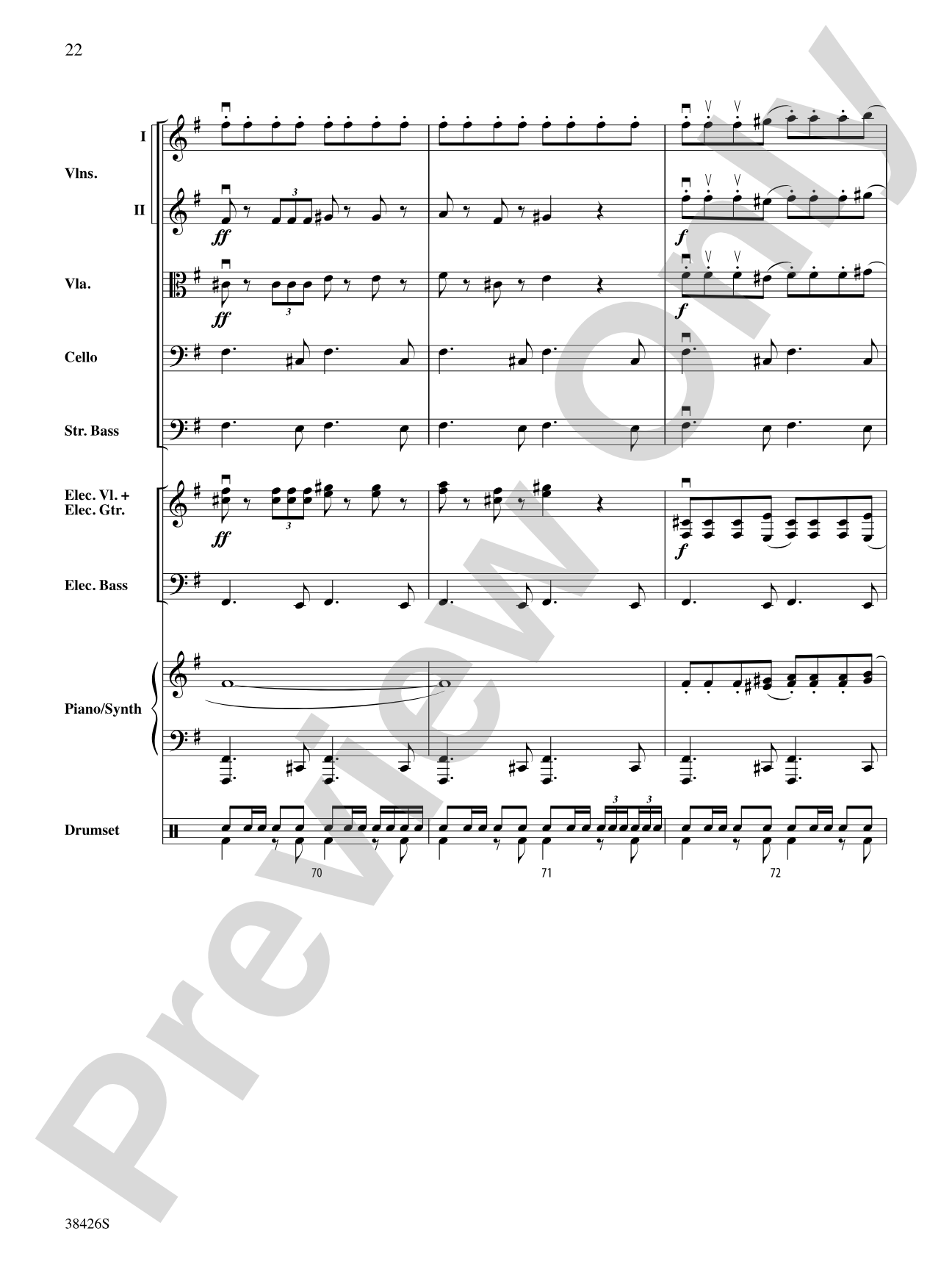 A Mad Russian's Christmas: String Orchestra Conductor Score & Parts
