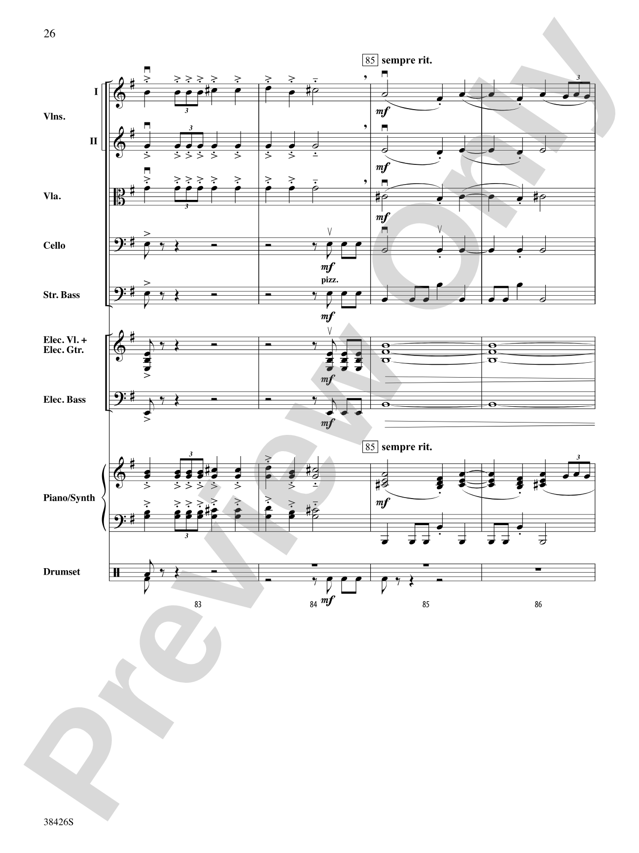 A Mad Russian's Christmas: String Orchestra Conductor Score & Parts