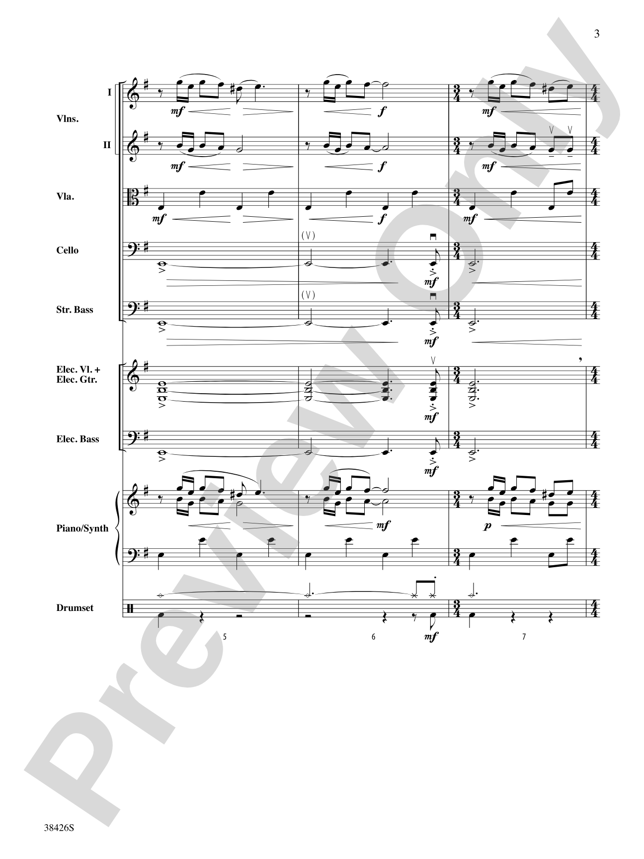 A Mad Russian's Christmas: String Orchestra Conductor Score & Parts
