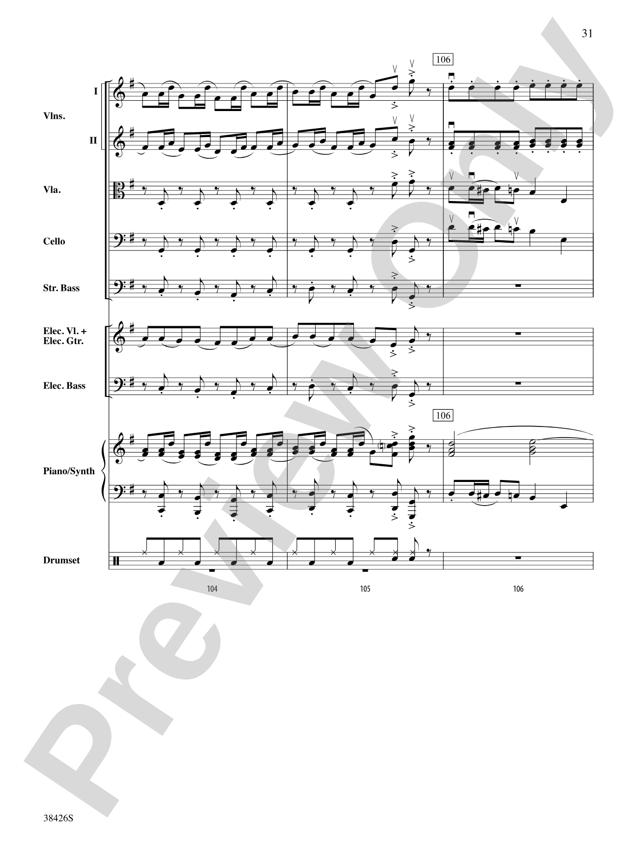 A Mad Russian's Christmas: String Orchestra Conductor Score & Parts