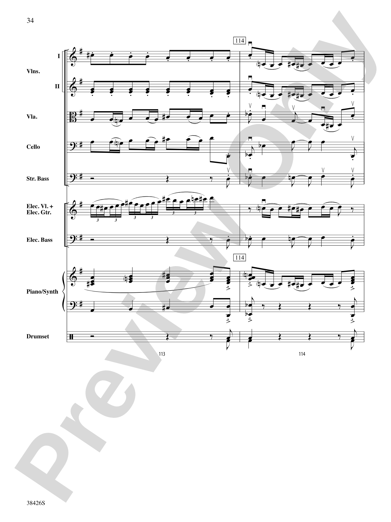 A Mad Russian's Christmas: String Orchestra Conductor Score & Parts