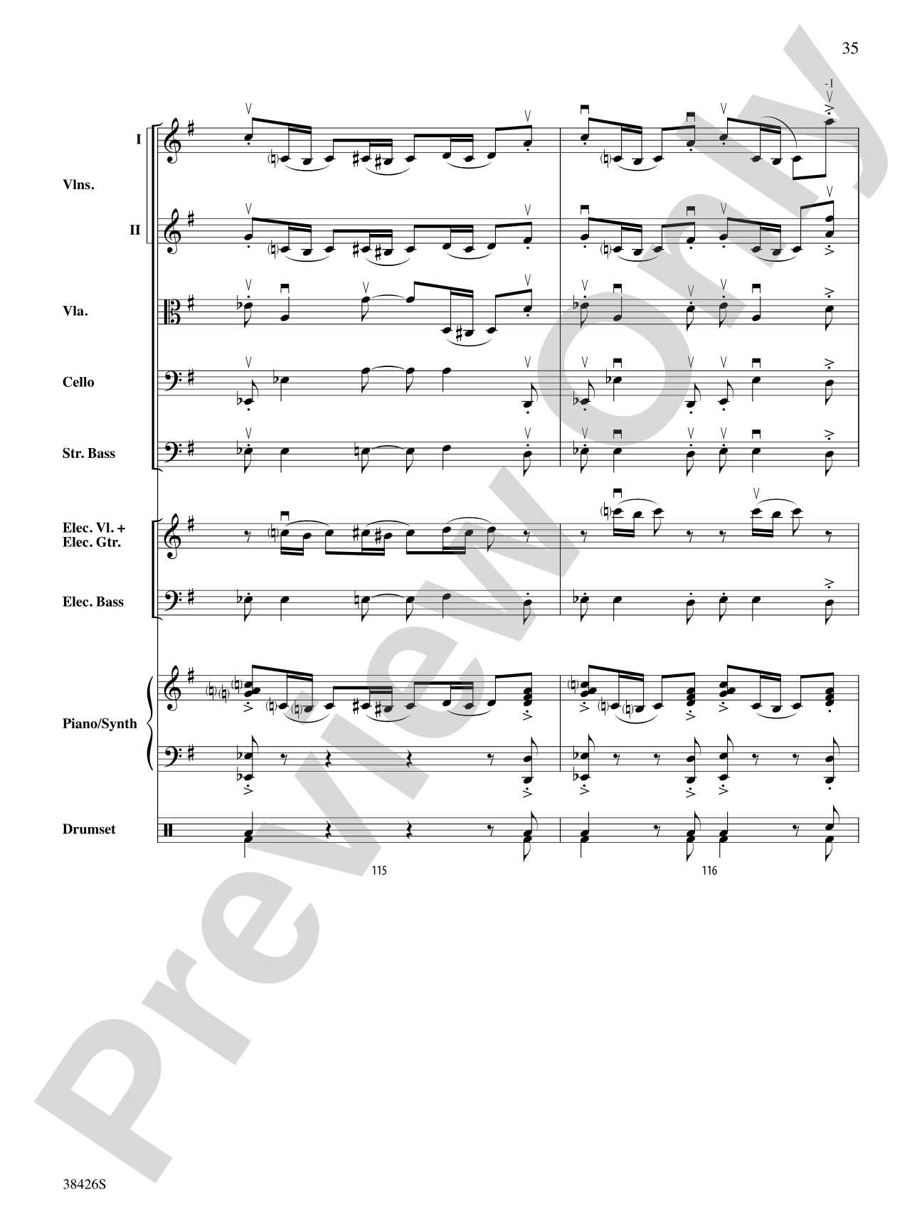 A Mad Russian's Christmas: String Orchestra Conductor Score & Parts