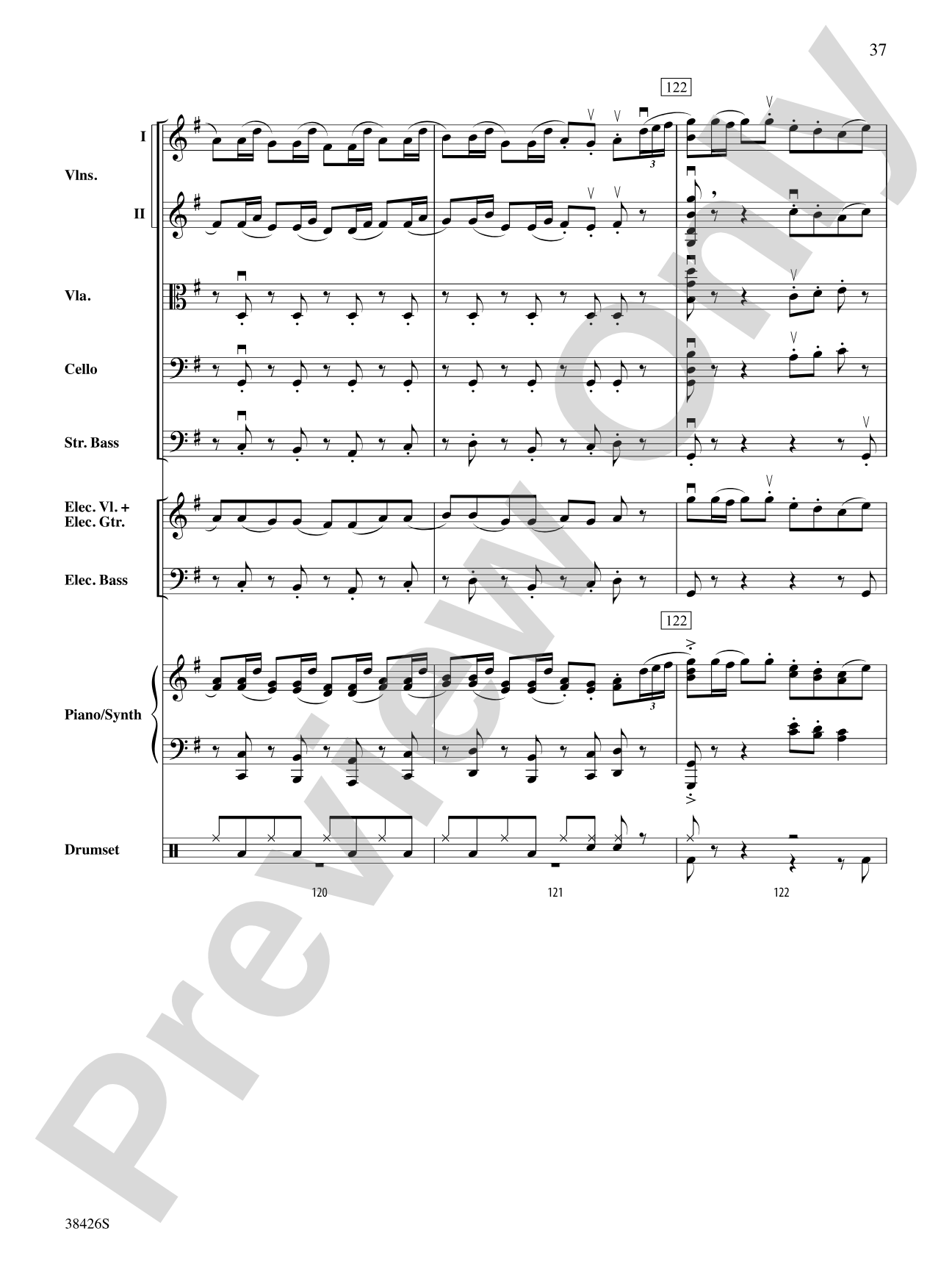 A Mad Russian's Christmas: String Orchestra Conductor Score & Parts