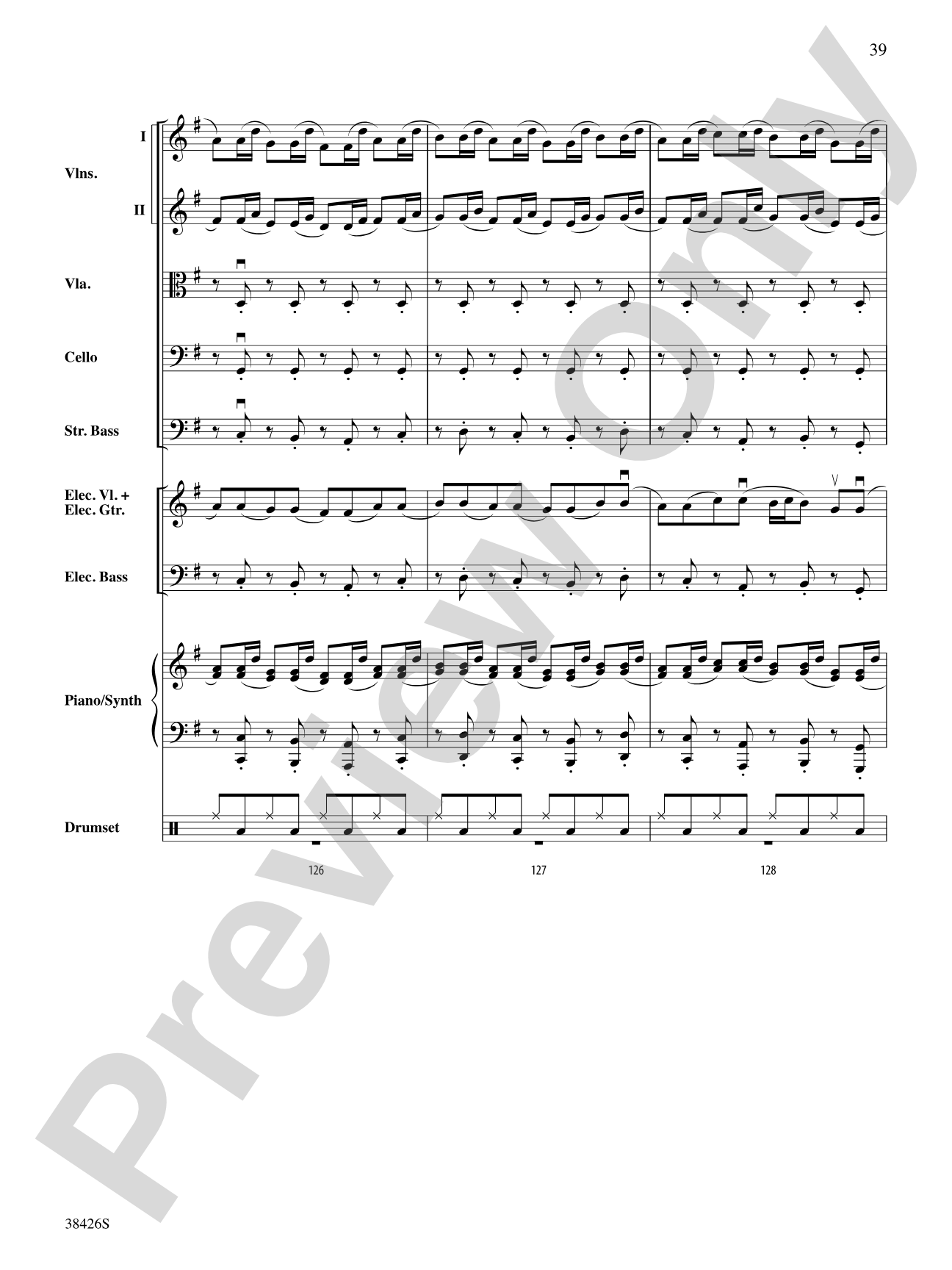 A Mad Russian's Christmas: String Orchestra Conductor Score & Parts