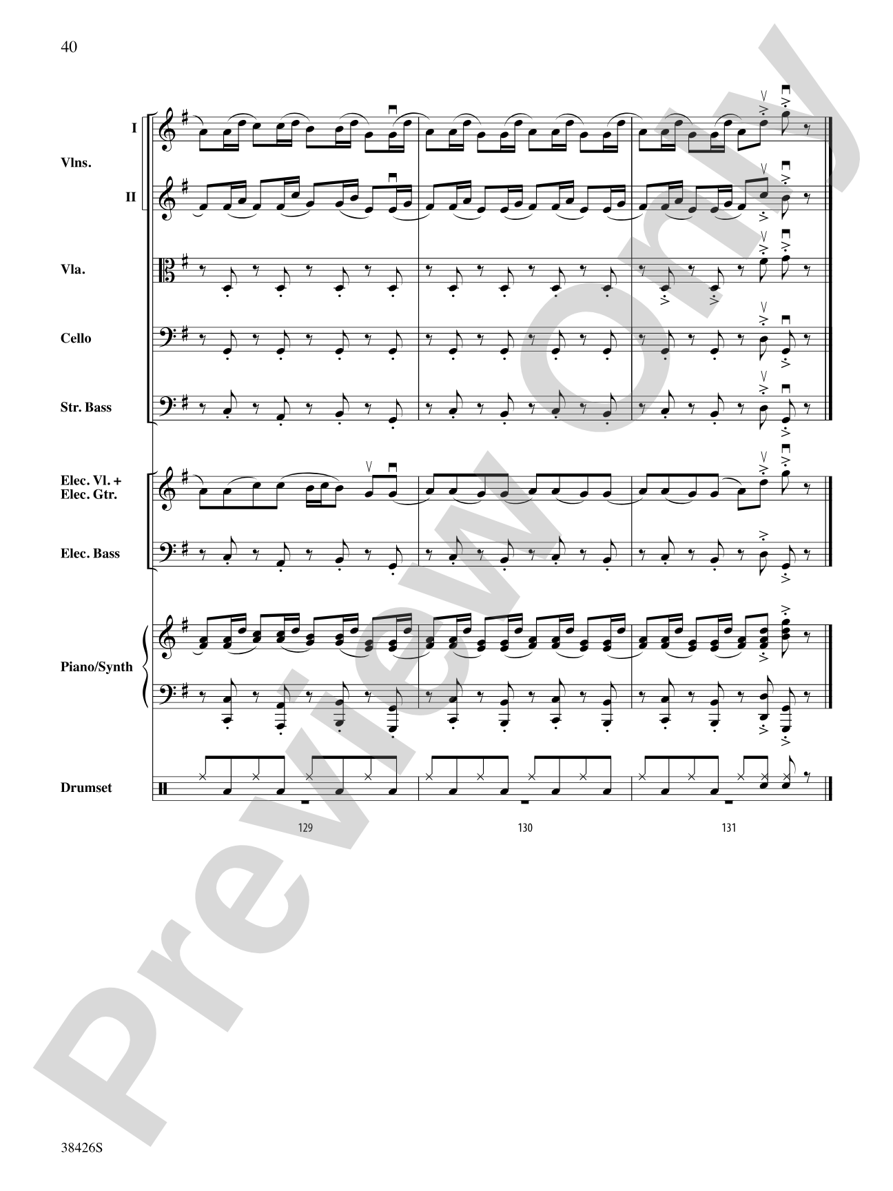 A Mad Russian's Christmas: String Orchestra Conductor Score & Parts