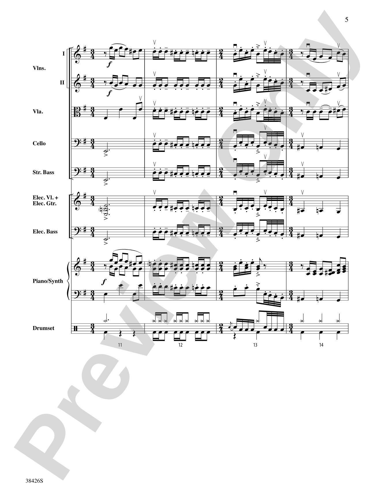 A Mad Russian's Christmas: String Orchestra Conductor Score & Parts