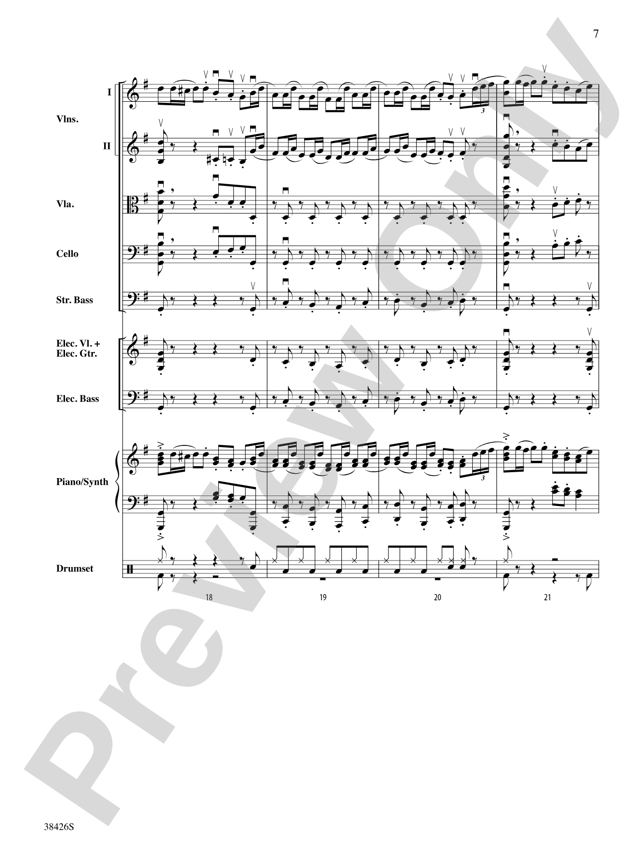 A Mad Russian's Christmas: String Orchestra Conductor Score & Parts