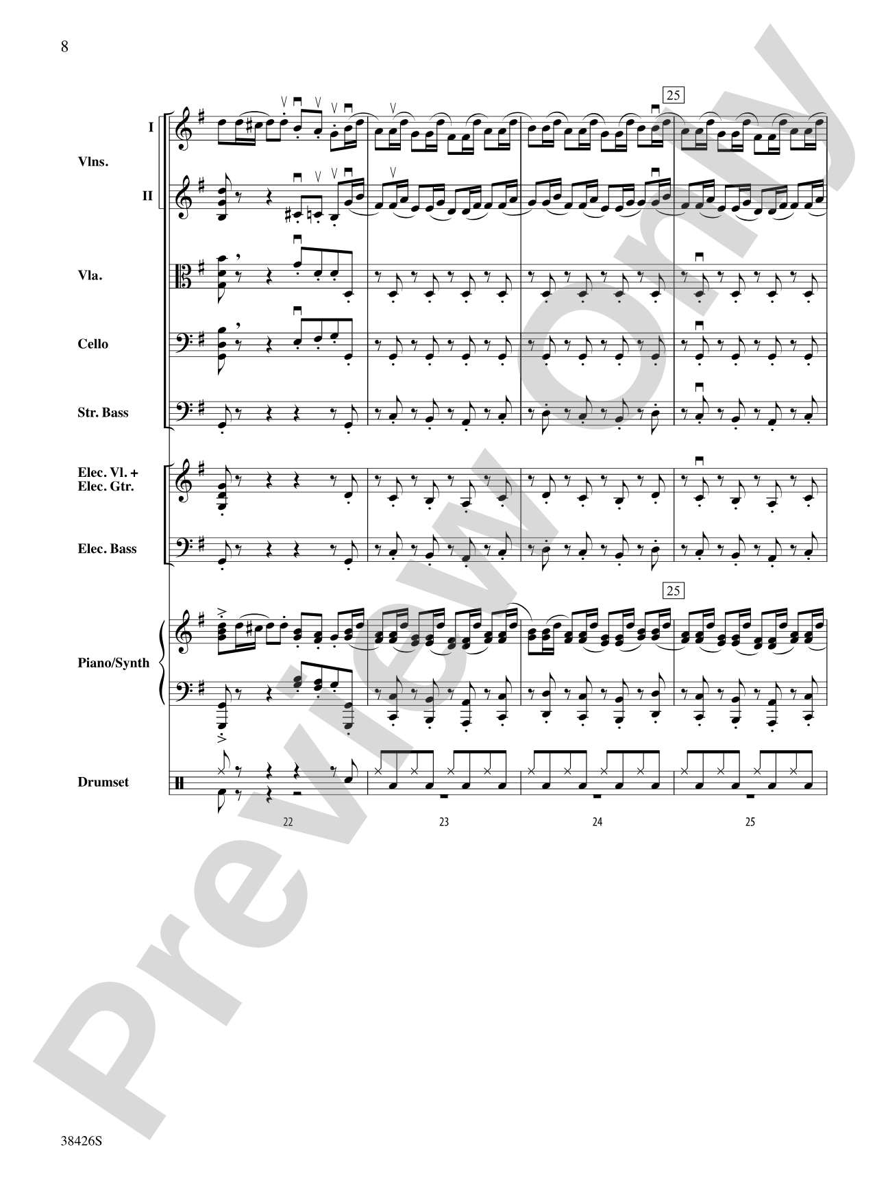 A Mad Russian's Christmas: String Orchestra Conductor Score & Parts