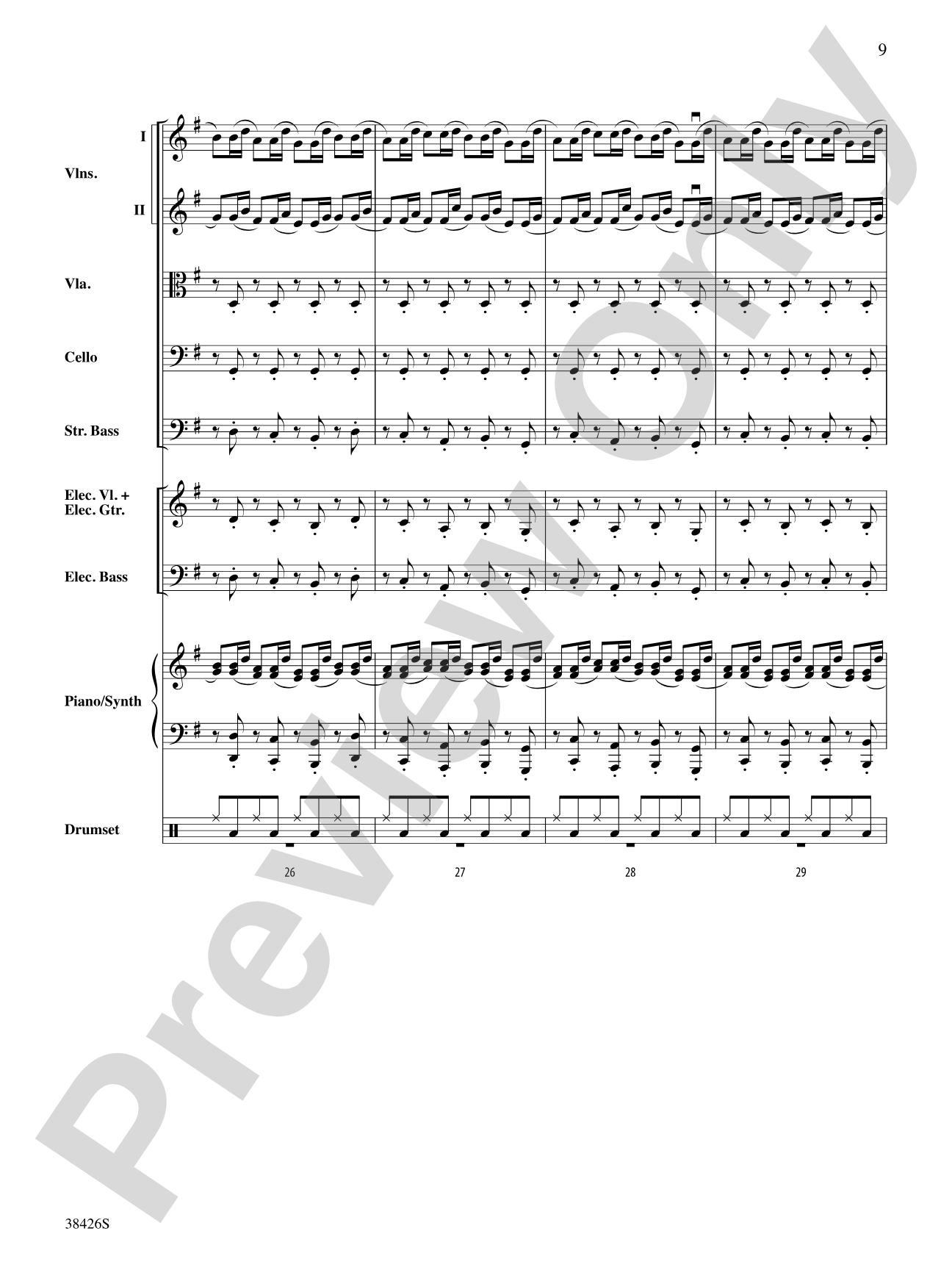 A Mad Russian's Christmas: String Orchestra Conductor Score & Parts