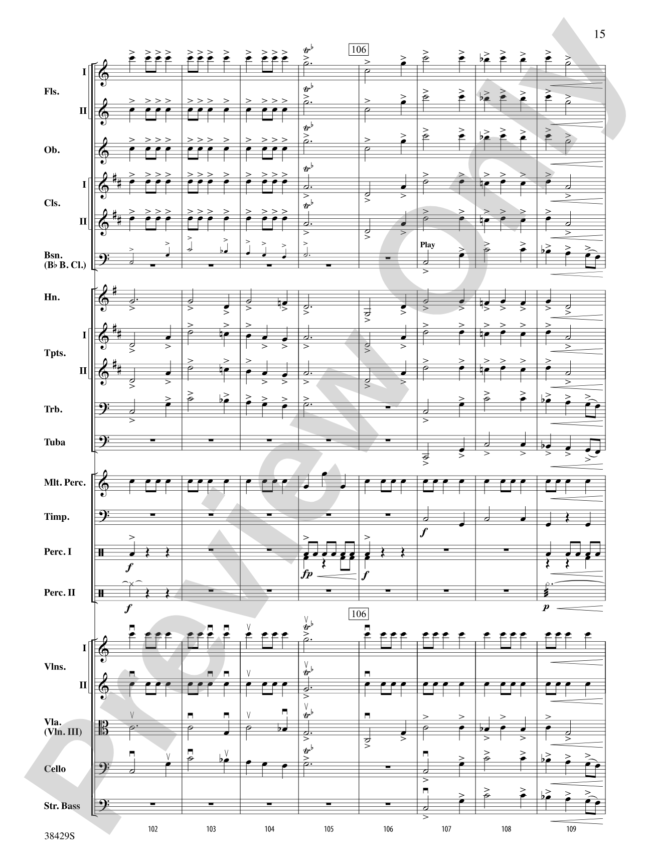 Blunderbuss Battles: Full Orchestra Conductor Score & Parts