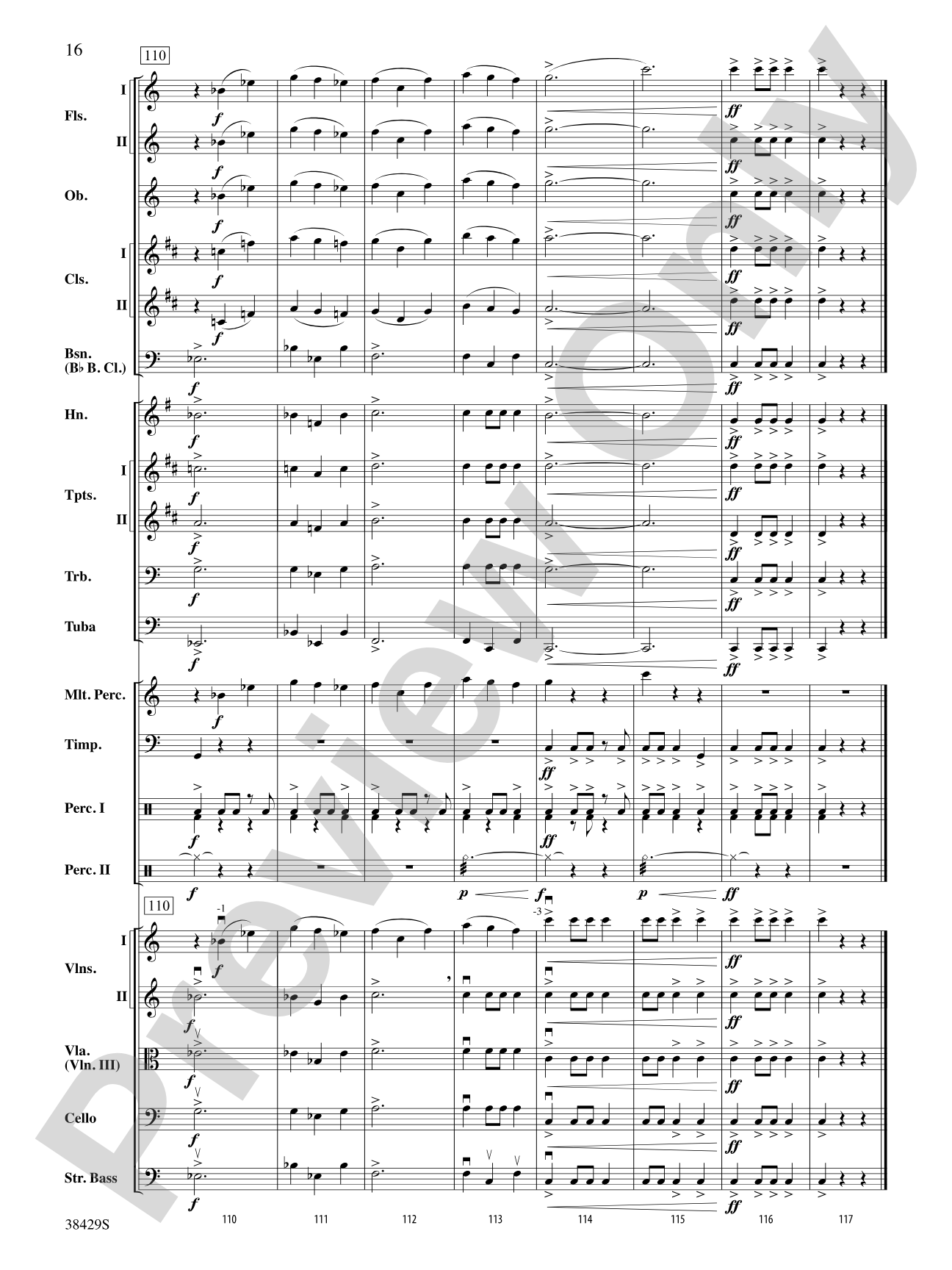 Blunderbuss Battles: Full Orchestra Conductor Score & Parts