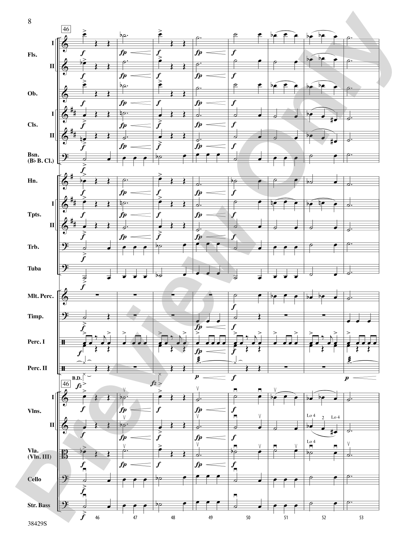 Blunderbuss Battles: Full Orchestra Conductor Score & Parts