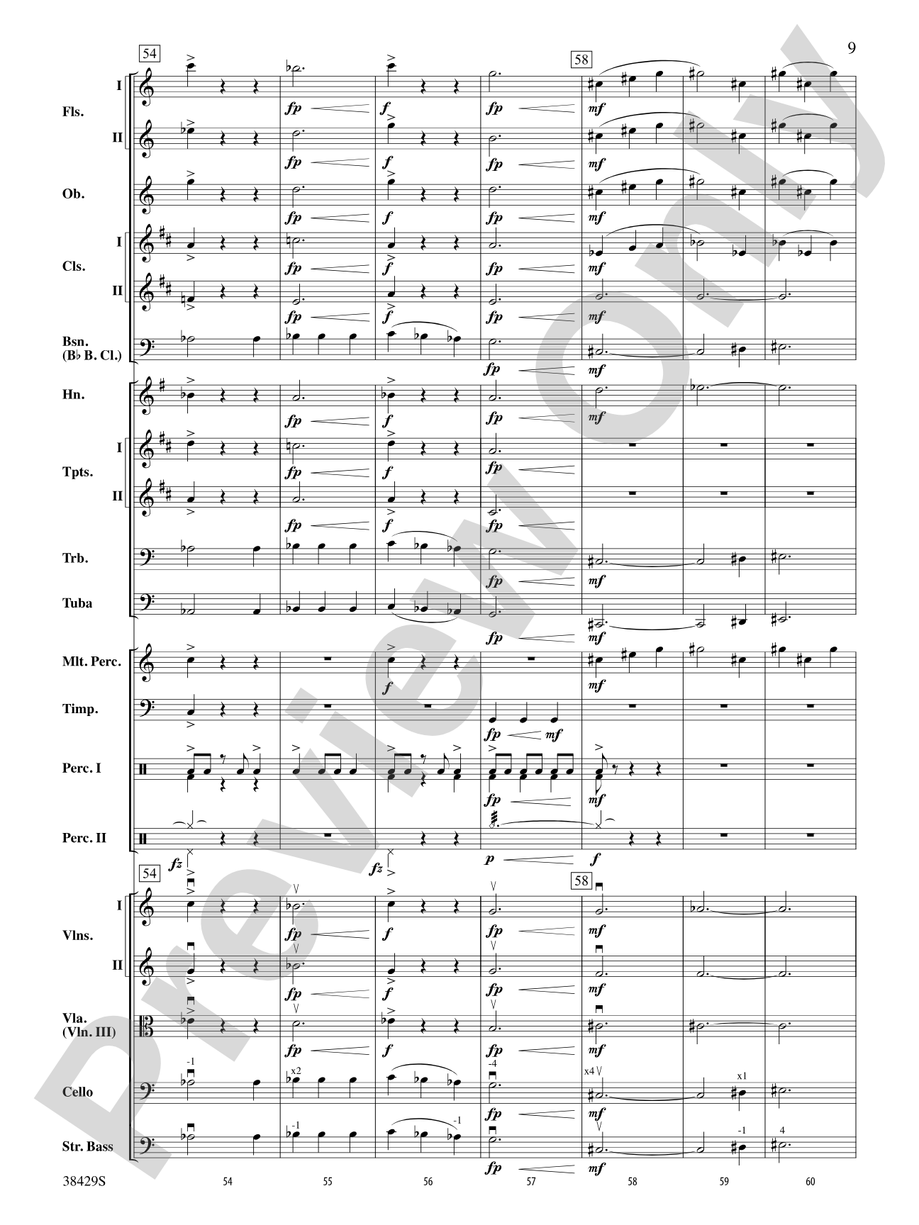 Blunderbuss Battles: Full Orchestra Conductor Score & Parts