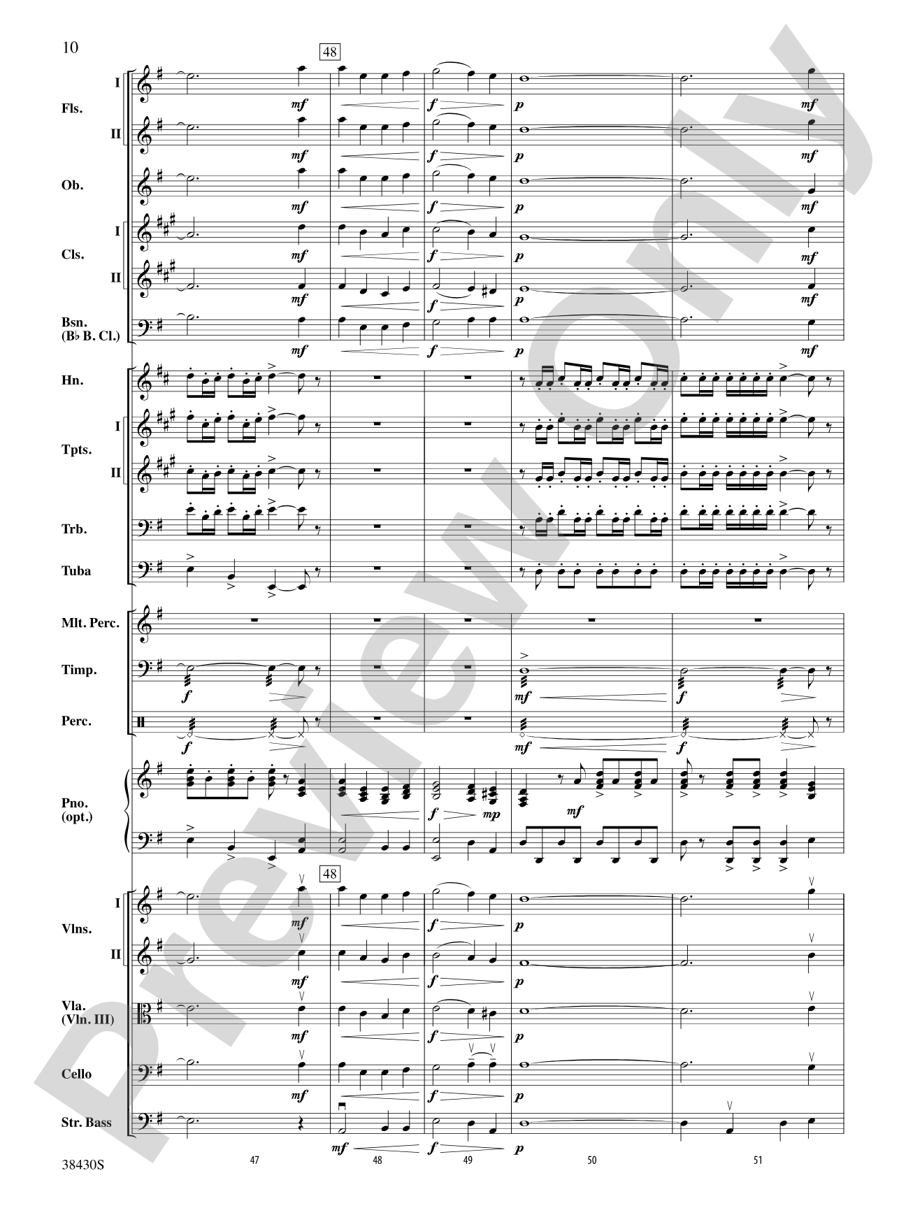 O Come, O Come Emmanuel: Full Orchestra Conductor Score & Parts