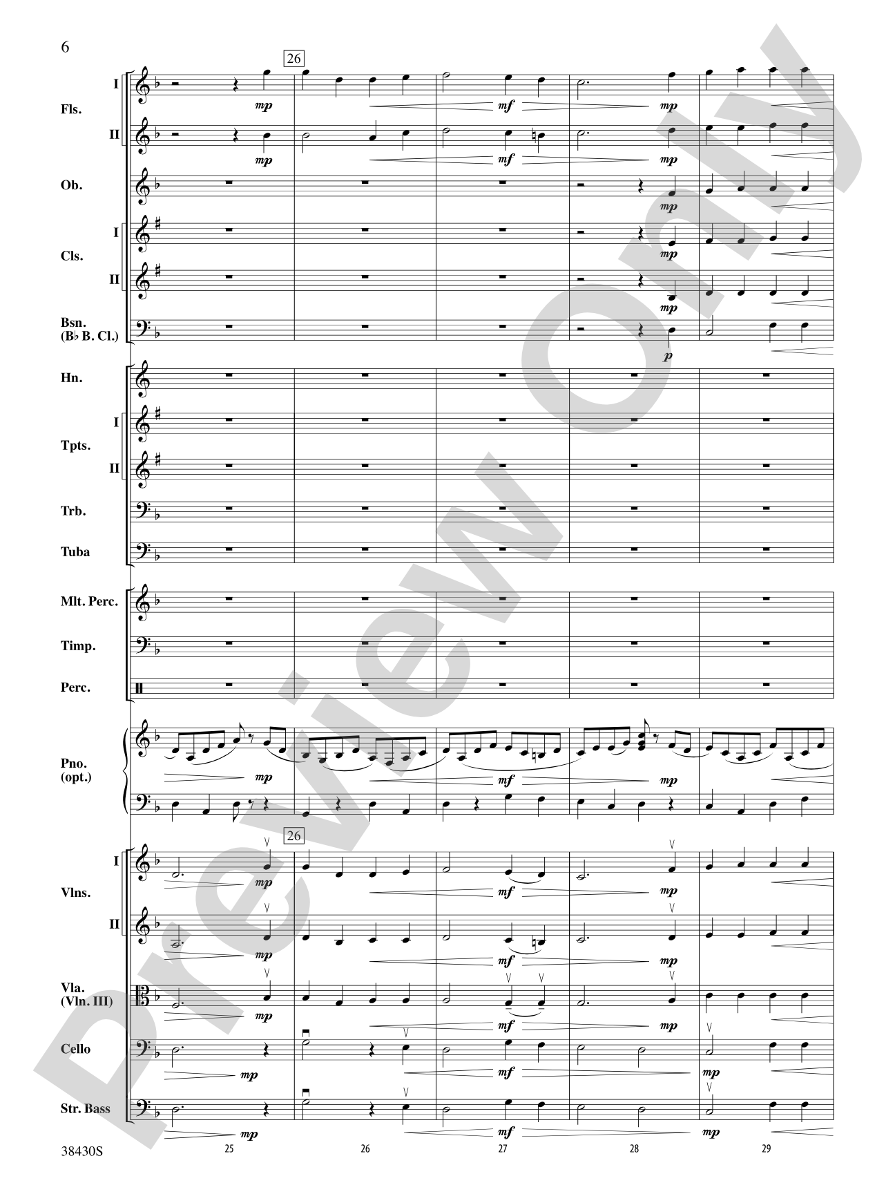 O Come, O Come Emmanuel: Full Orchestra Conductor Score & Parts