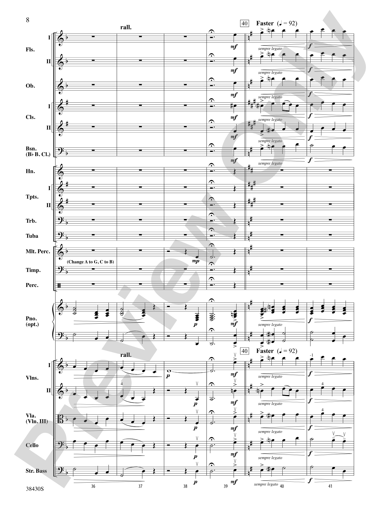O Come, O Come Emmanuel: Full Orchestra Conductor Score & Parts