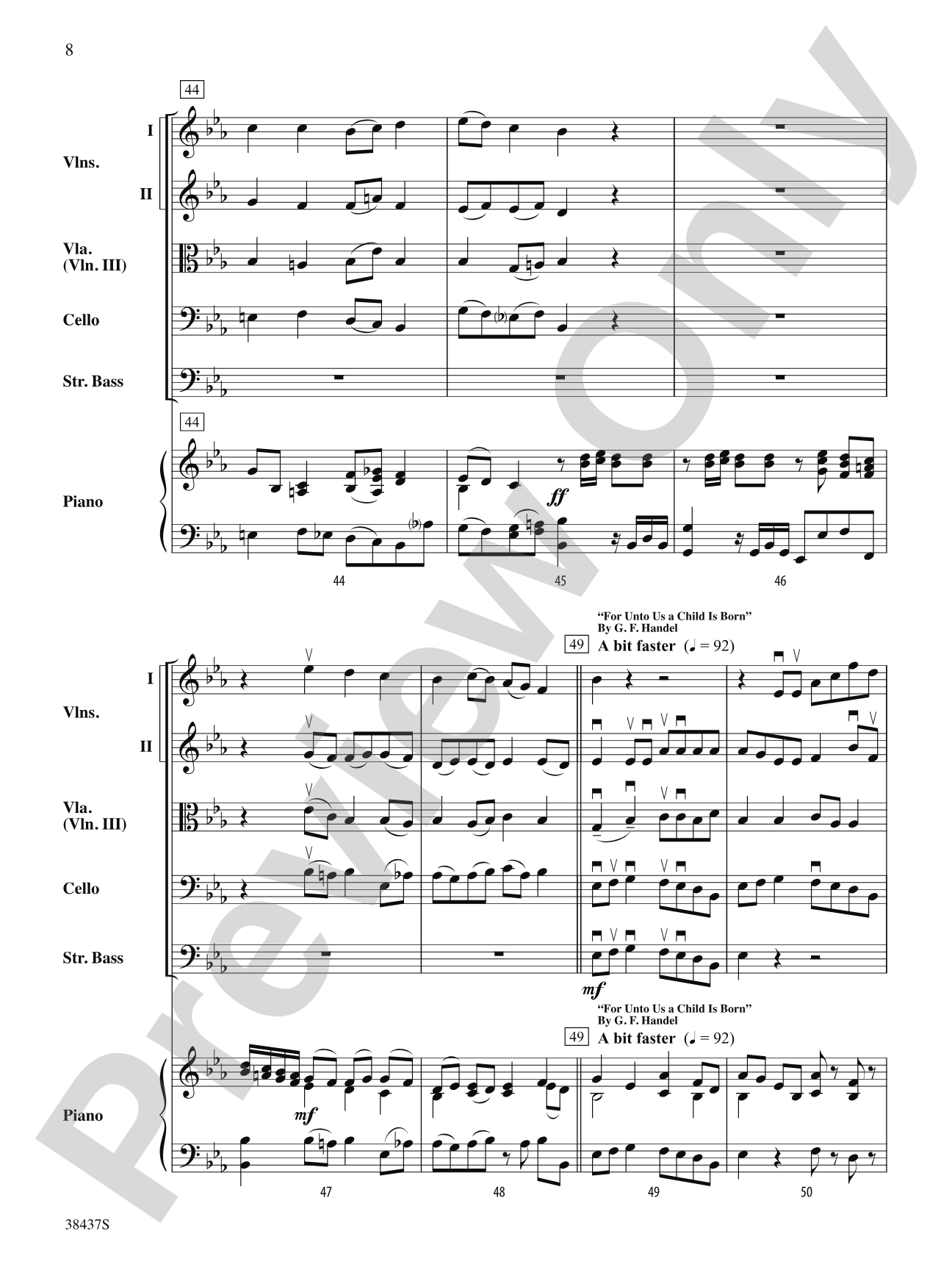 A Classic Christmas: String Orchestra Conductor Score & Parts