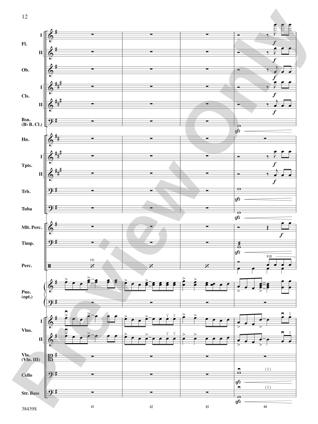 Born This Way: Full Orchestra Conductor Score & Parts