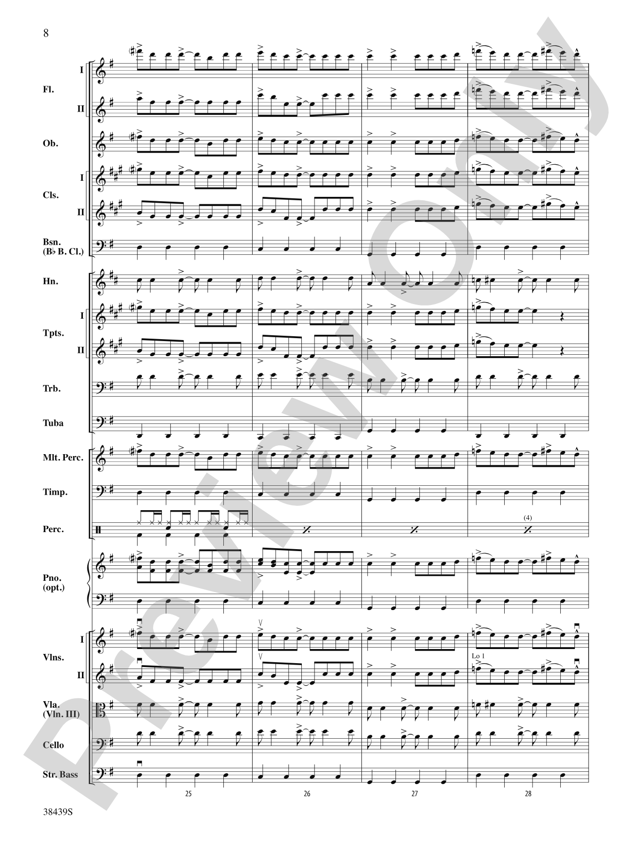 Born This Way: Full Orchestra Conductor Score & Parts