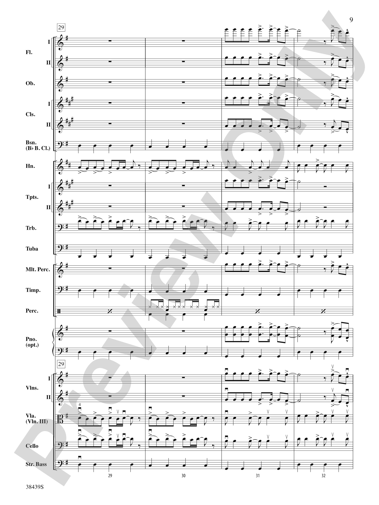 Born This Way: Full Orchestra Conductor Score & Parts