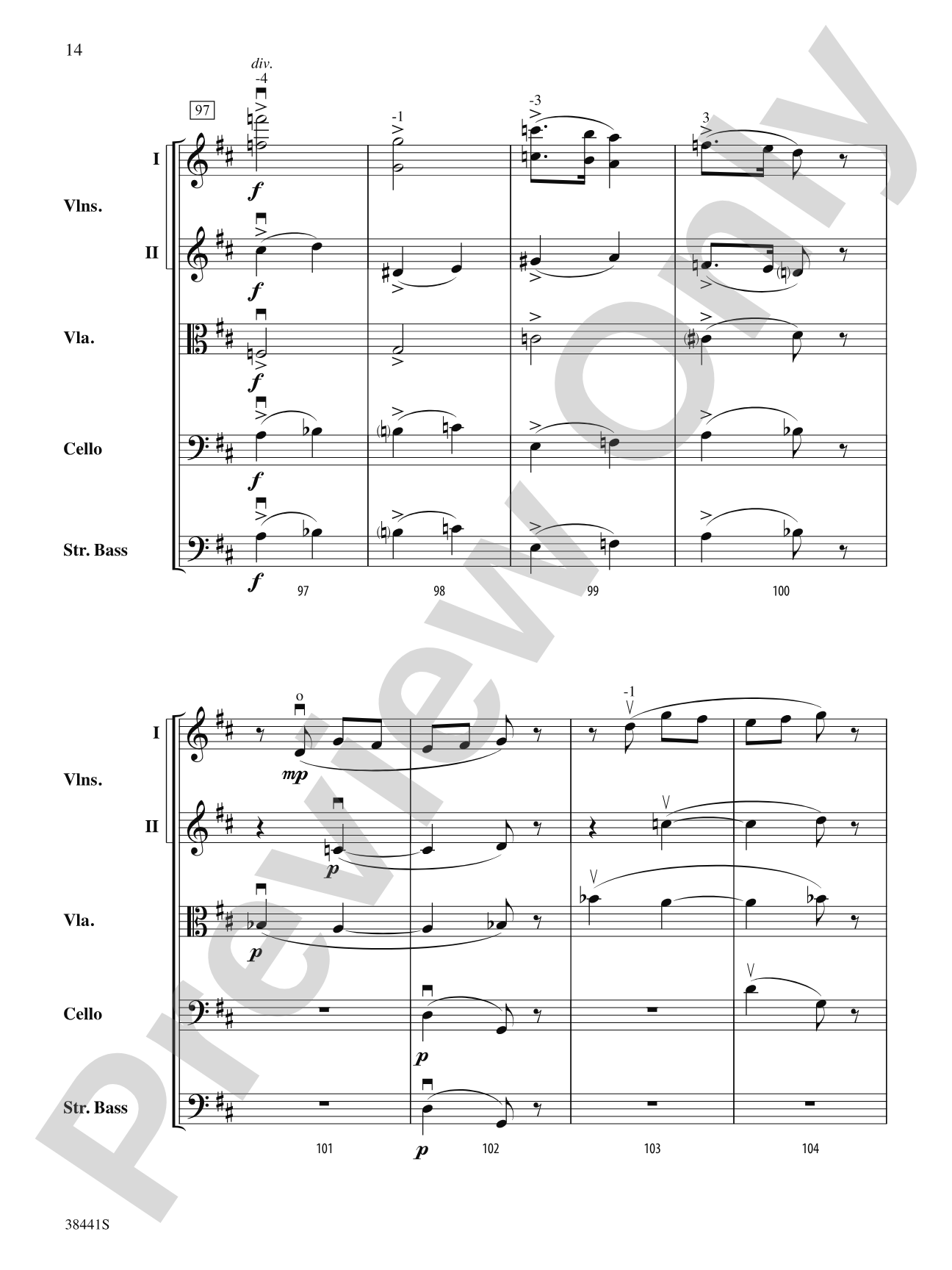February: Carnival (from The Seasons): String Orchestra Conductor Score & Parts