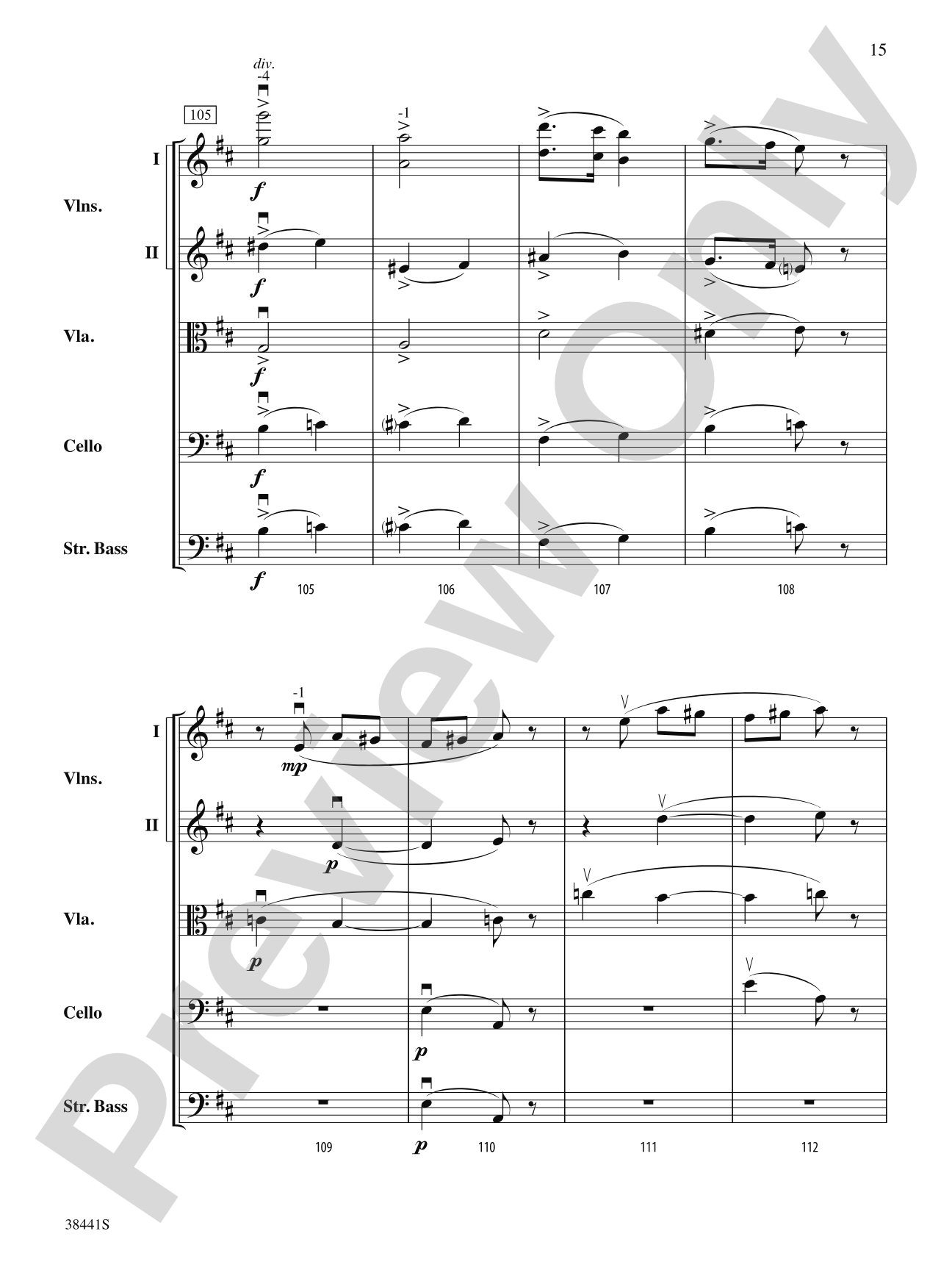 February: Carnival (from The Seasons): String Orchestra Conductor Score & Parts
