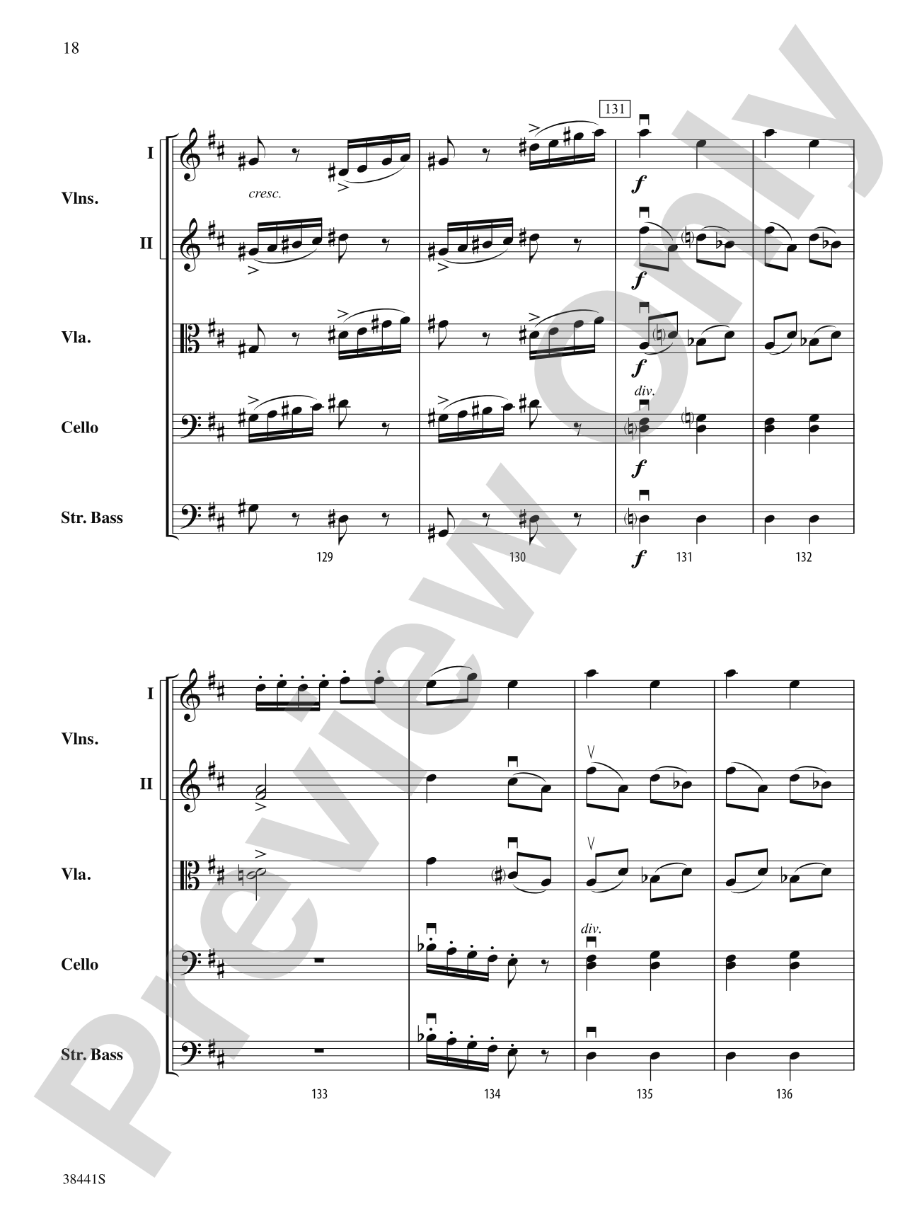 February: Carnival (from The Seasons): String Orchestra Conductor Score & Parts