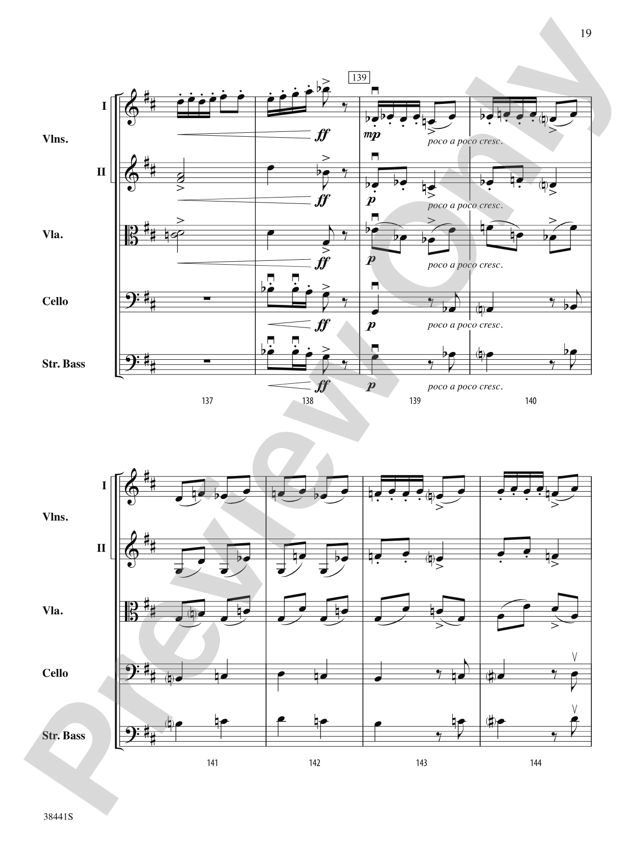 February: Carnival (from The Seasons): String Orchestra Conductor Score & Parts