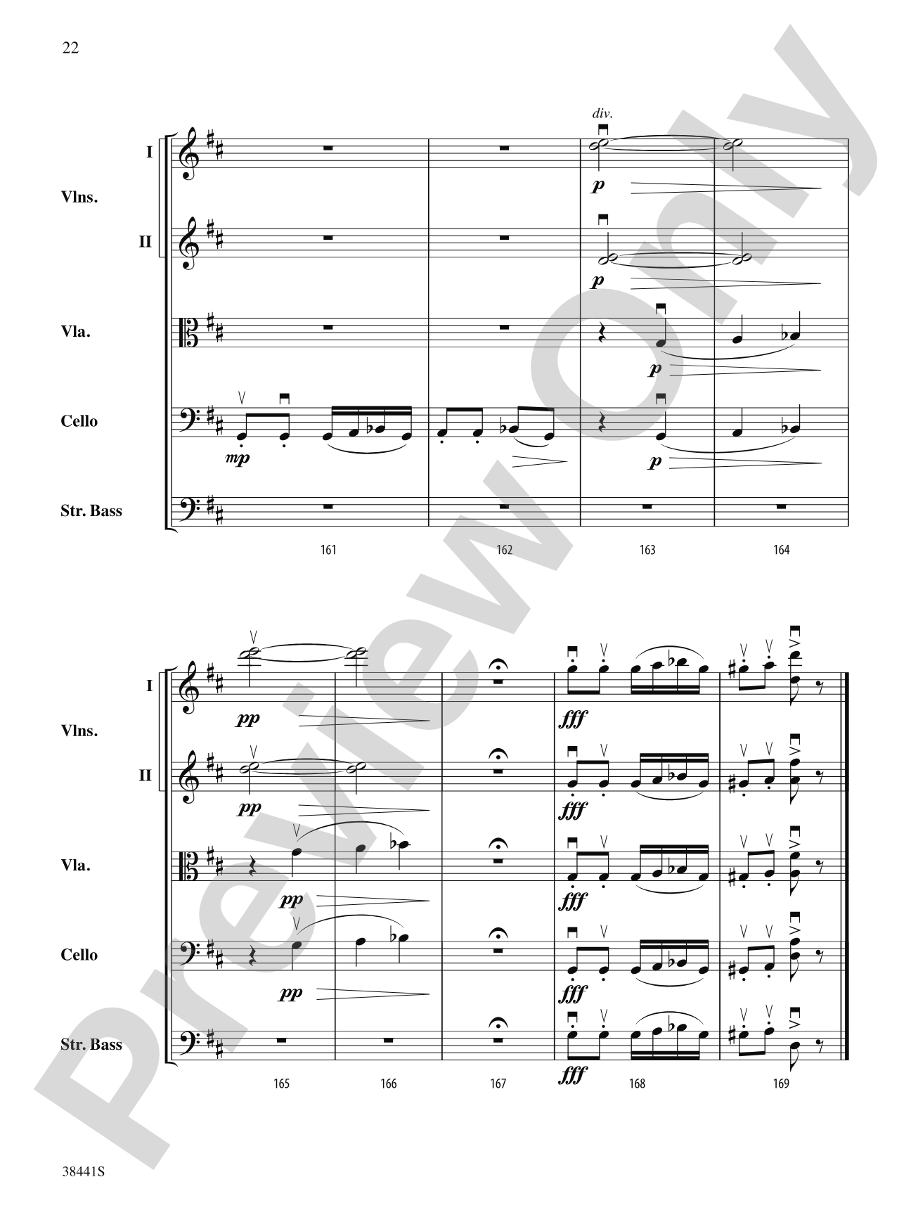 February: Carnival (from The Seasons): String Orchestra Conductor Score & Parts