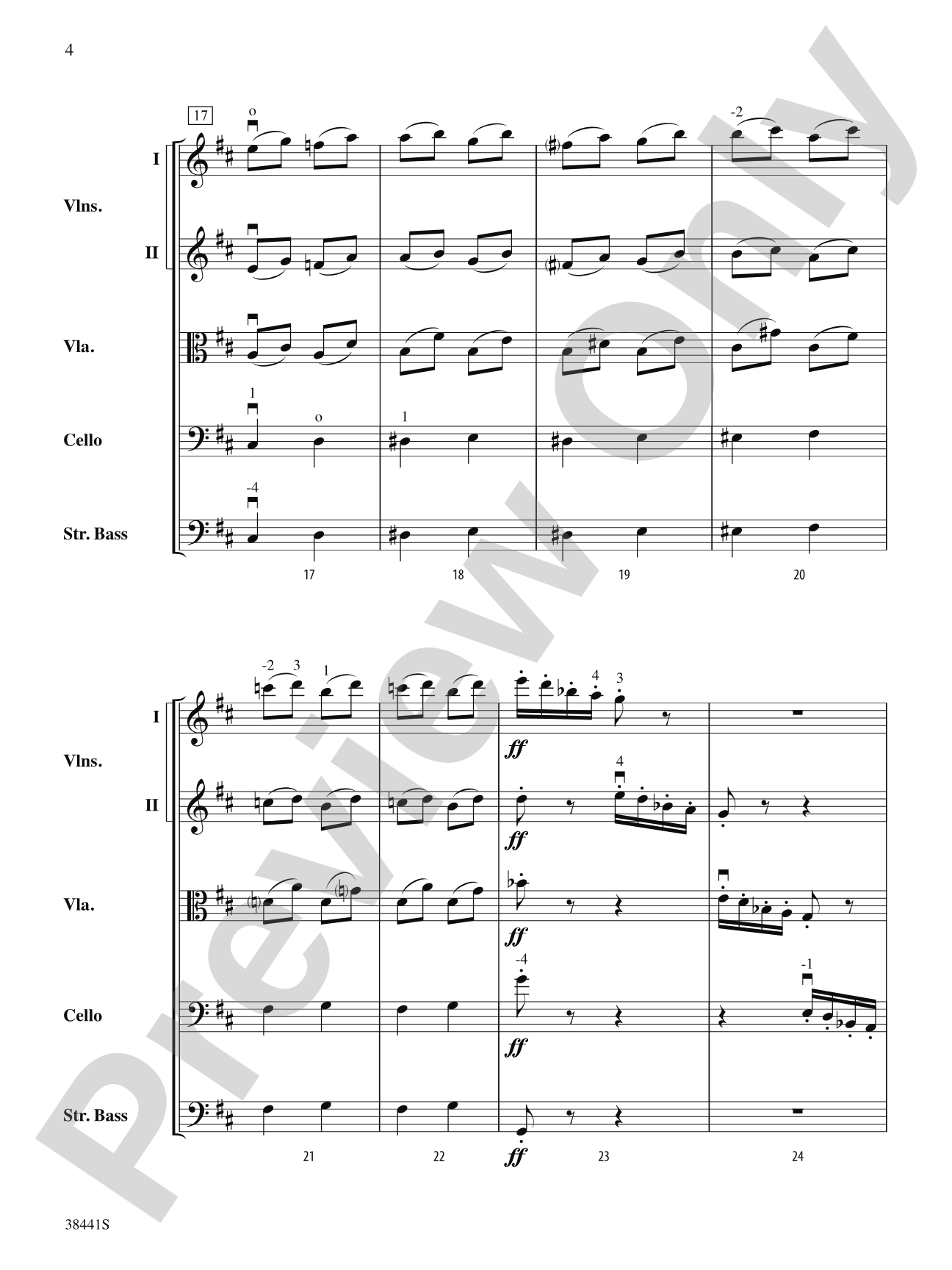 February: Carnival (from The Seasons): String Orchestra Conductor Score & Parts