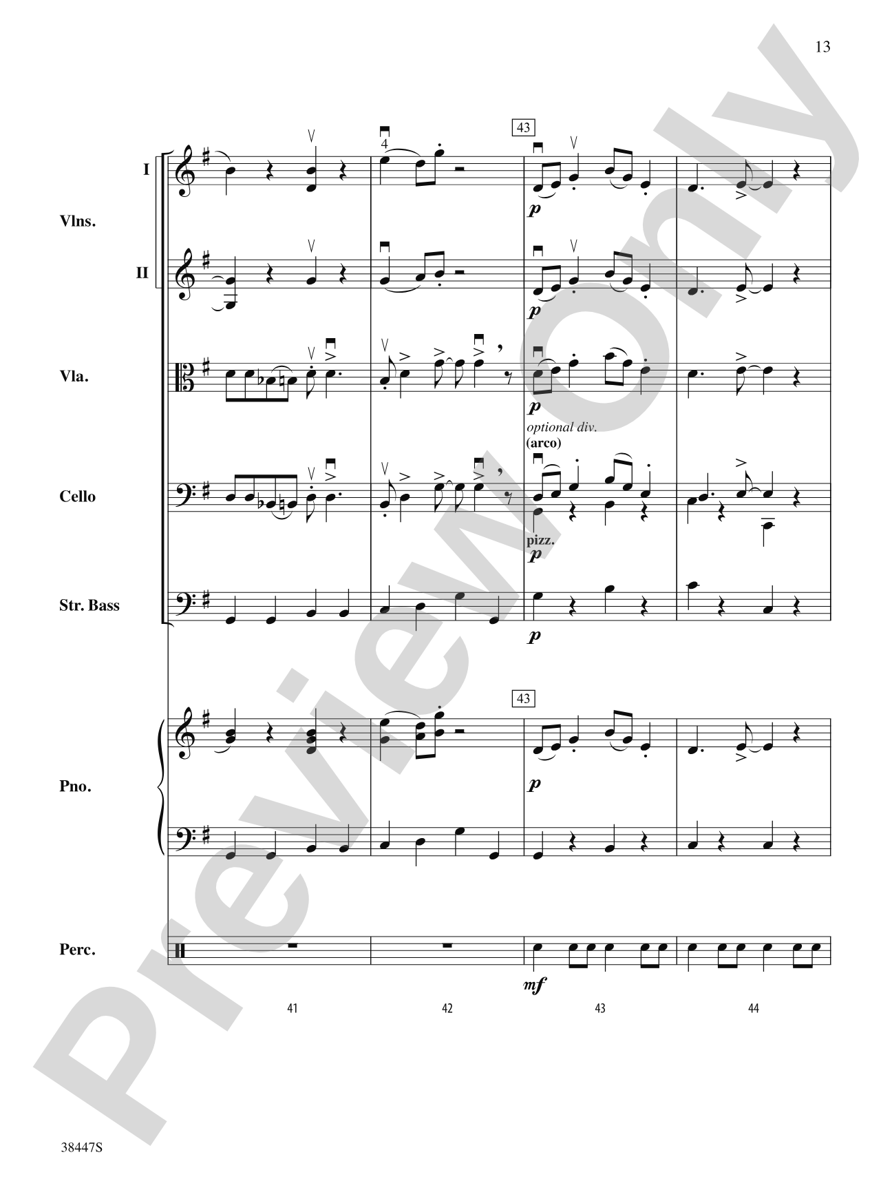 Pennsylvania 6-5000: String Orchestra Conductor Score & Parts