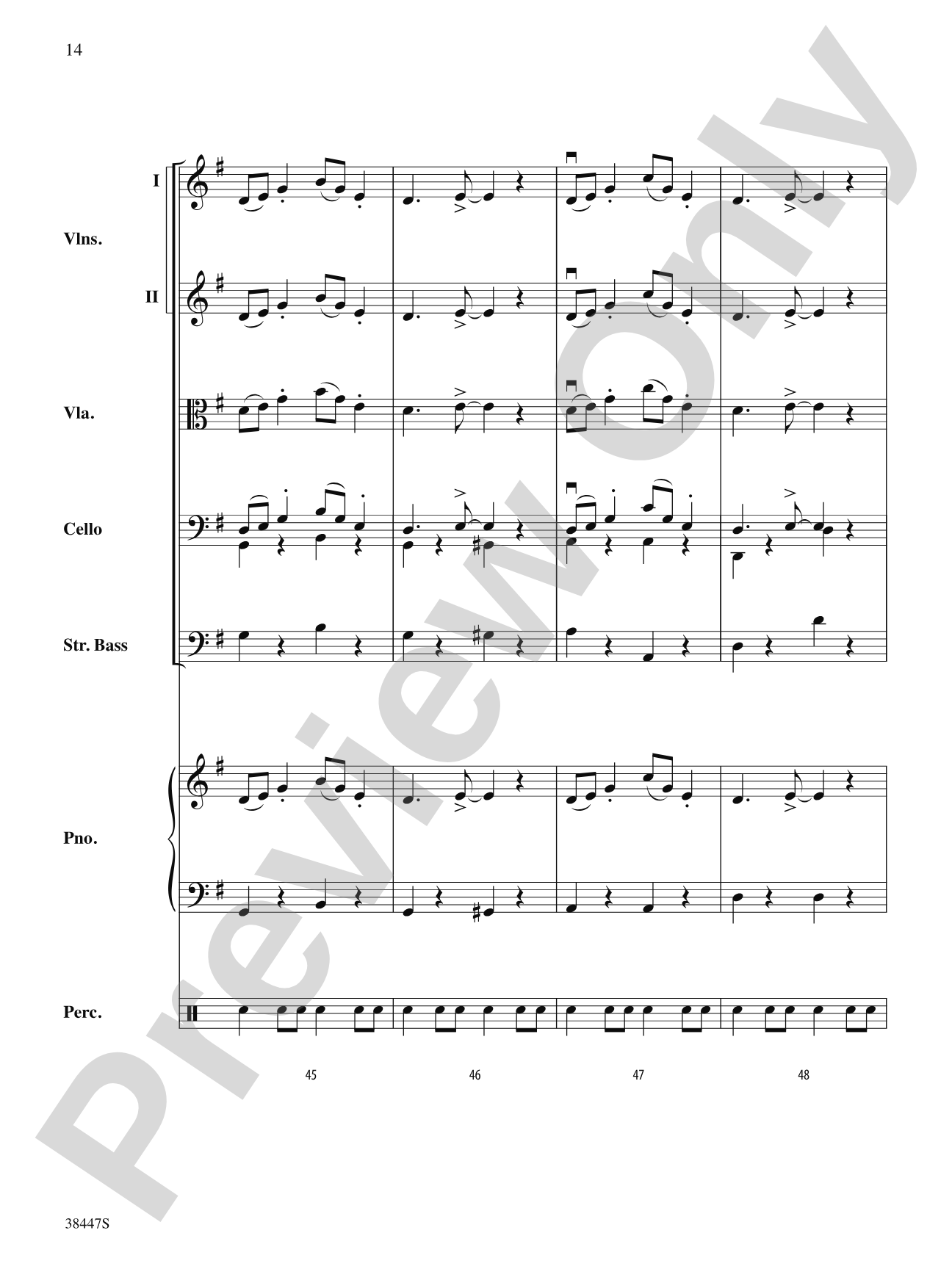 Pennsylvania 6-5000: String Orchestra Conductor Score & Parts