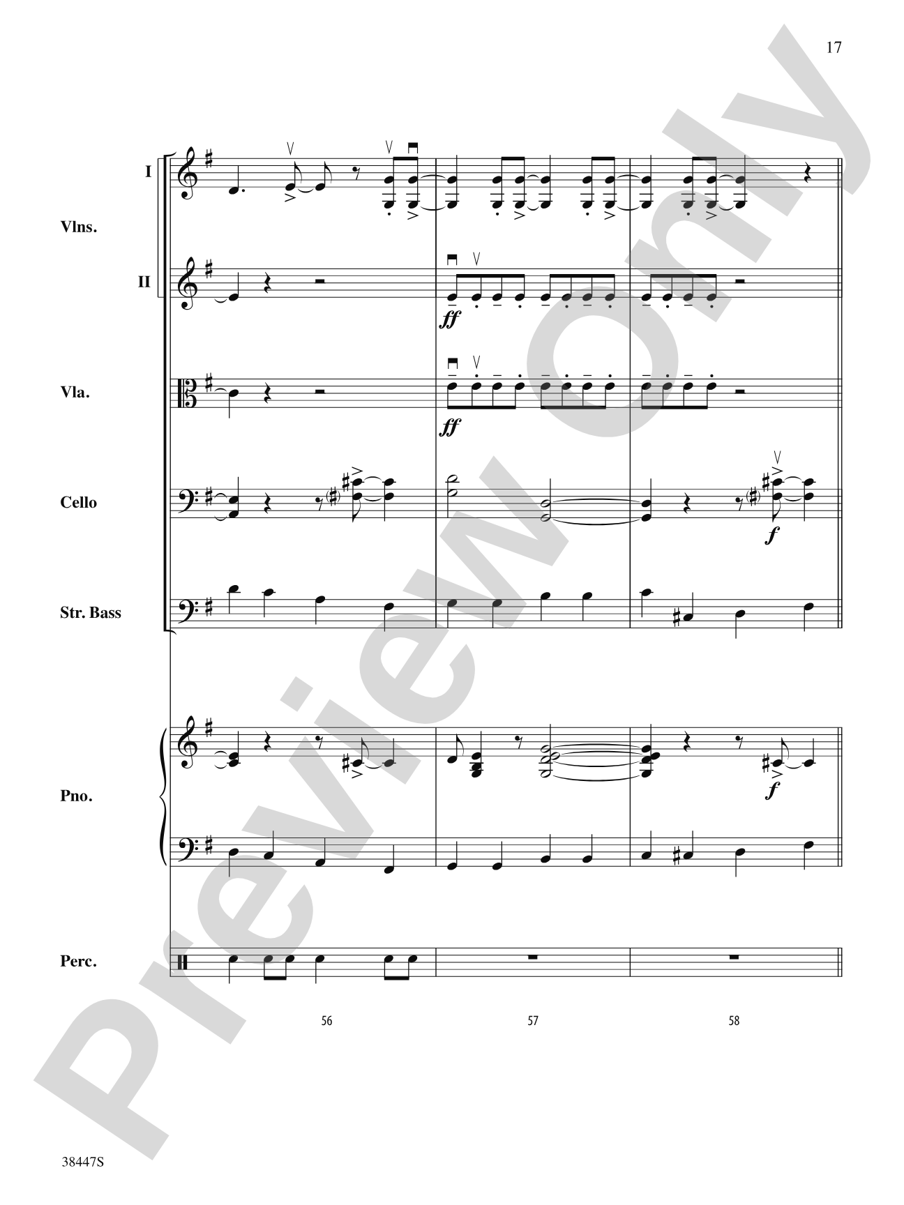 Pennsylvania 6-5000: String Orchestra Conductor Score & Parts