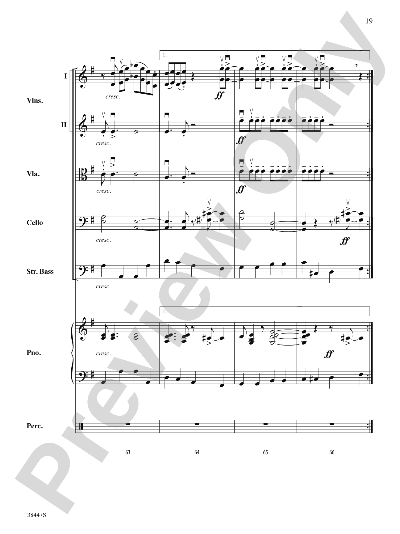 Pennsylvania 6-5000: String Orchestra Conductor Score & Parts