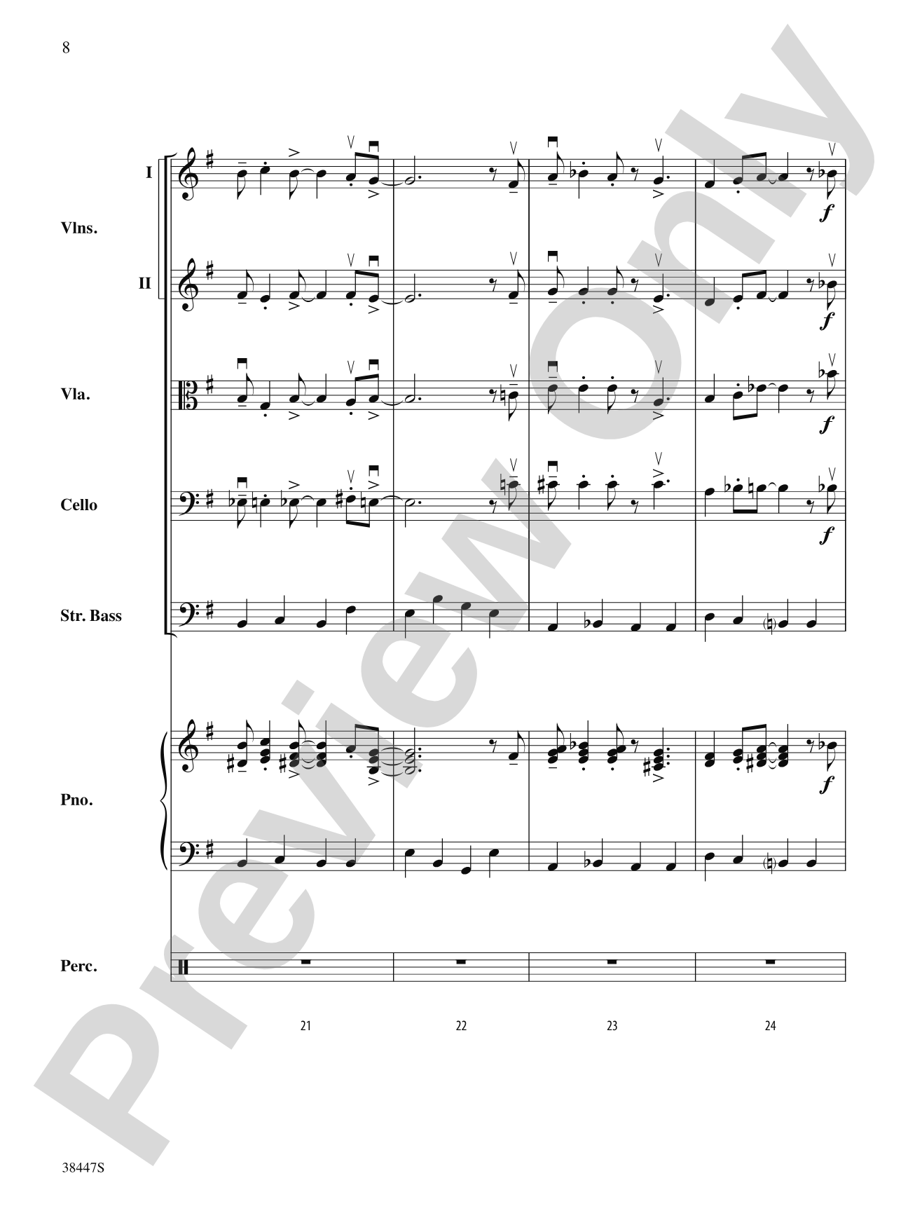 Pennsylvania 6-5000: String Orchestra Conductor Score & Parts