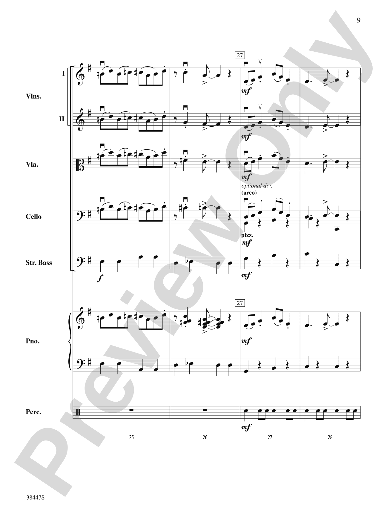 Pennsylvania 6-5000: String Orchestra Conductor Score & Parts