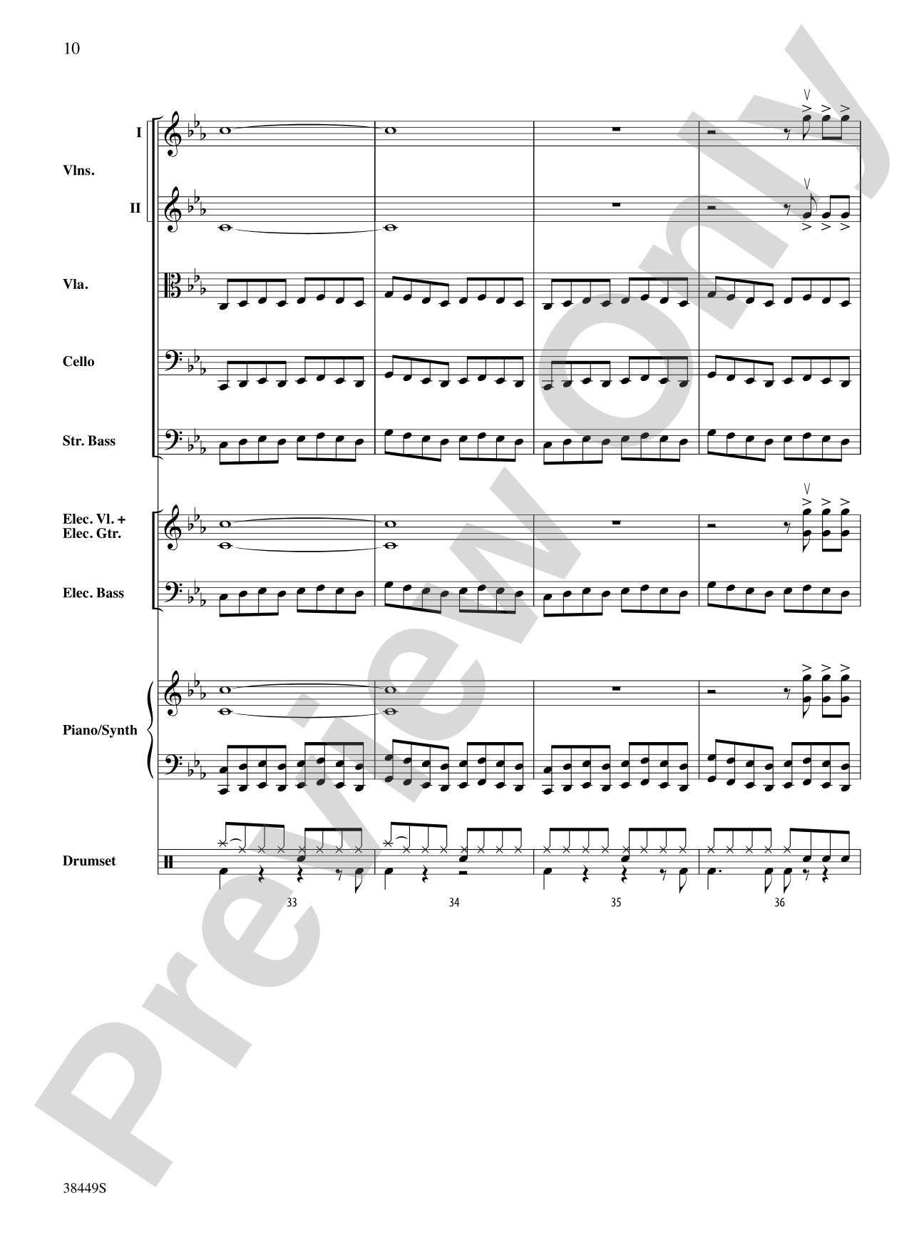 Requiem (The Fifth): String Orchestra Conductor Score & Parts