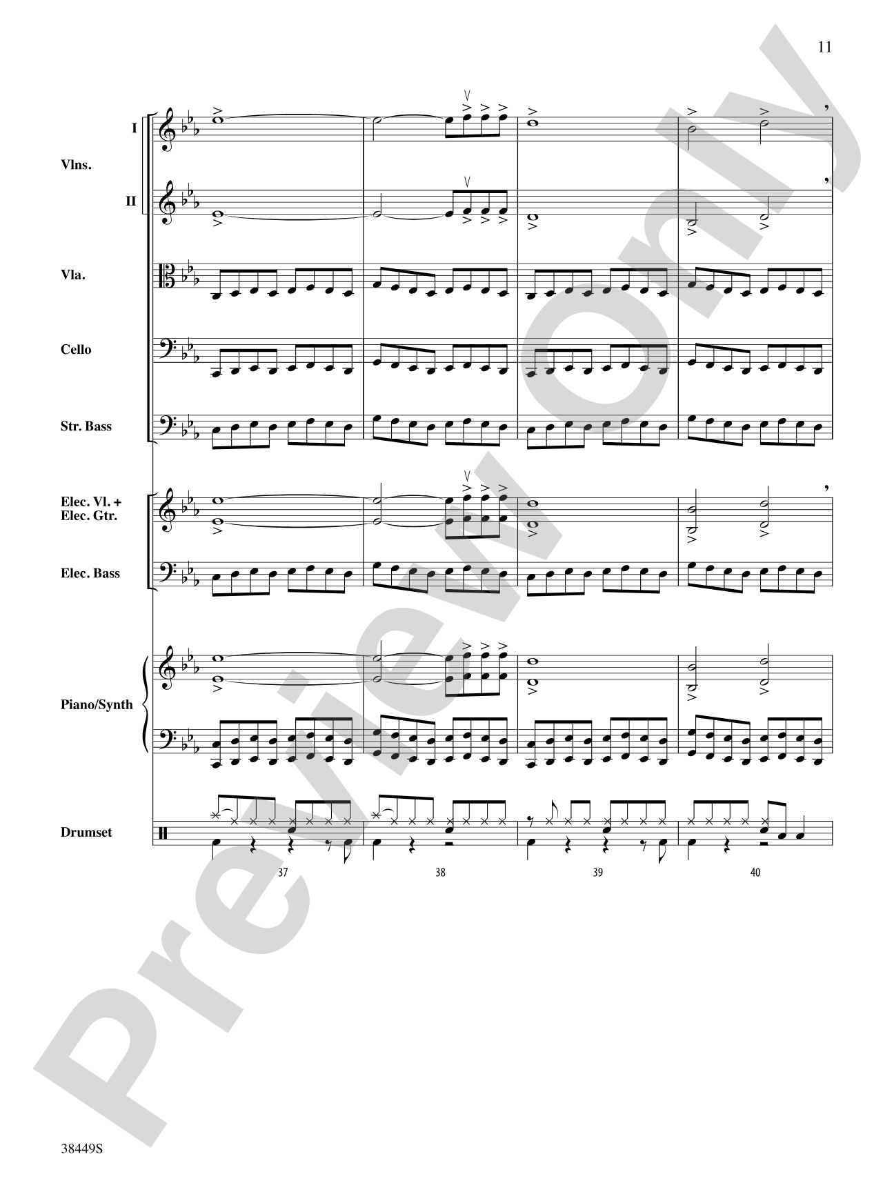 Requiem (The Fifth): String Orchestra Conductor Score & Parts