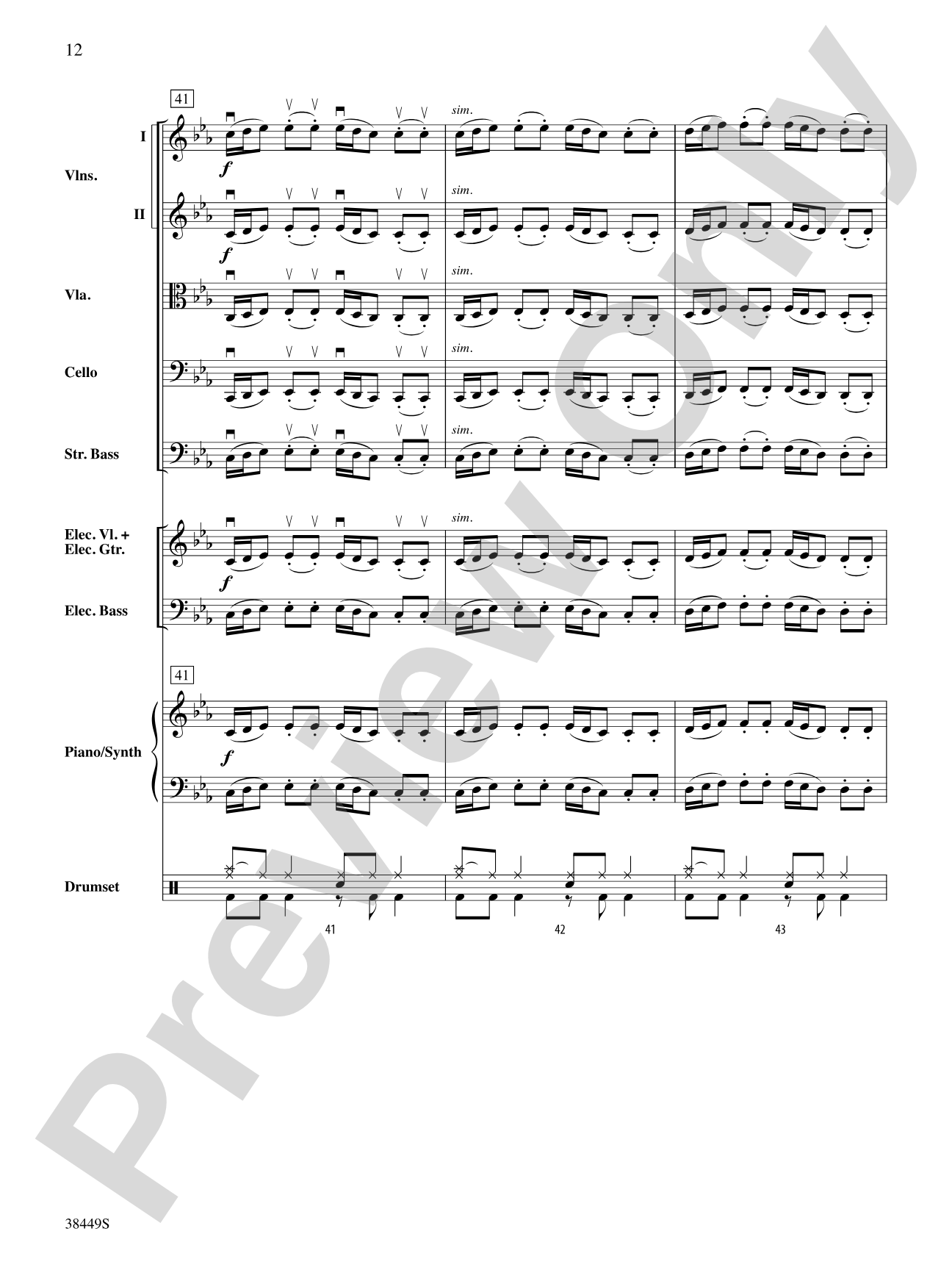 Requiem (The Fifth): String Orchestra Conductor Score & Parts