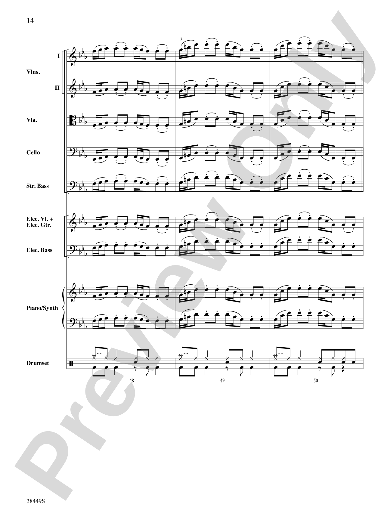 Requiem (The Fifth): String Orchestra Conductor Score & Parts