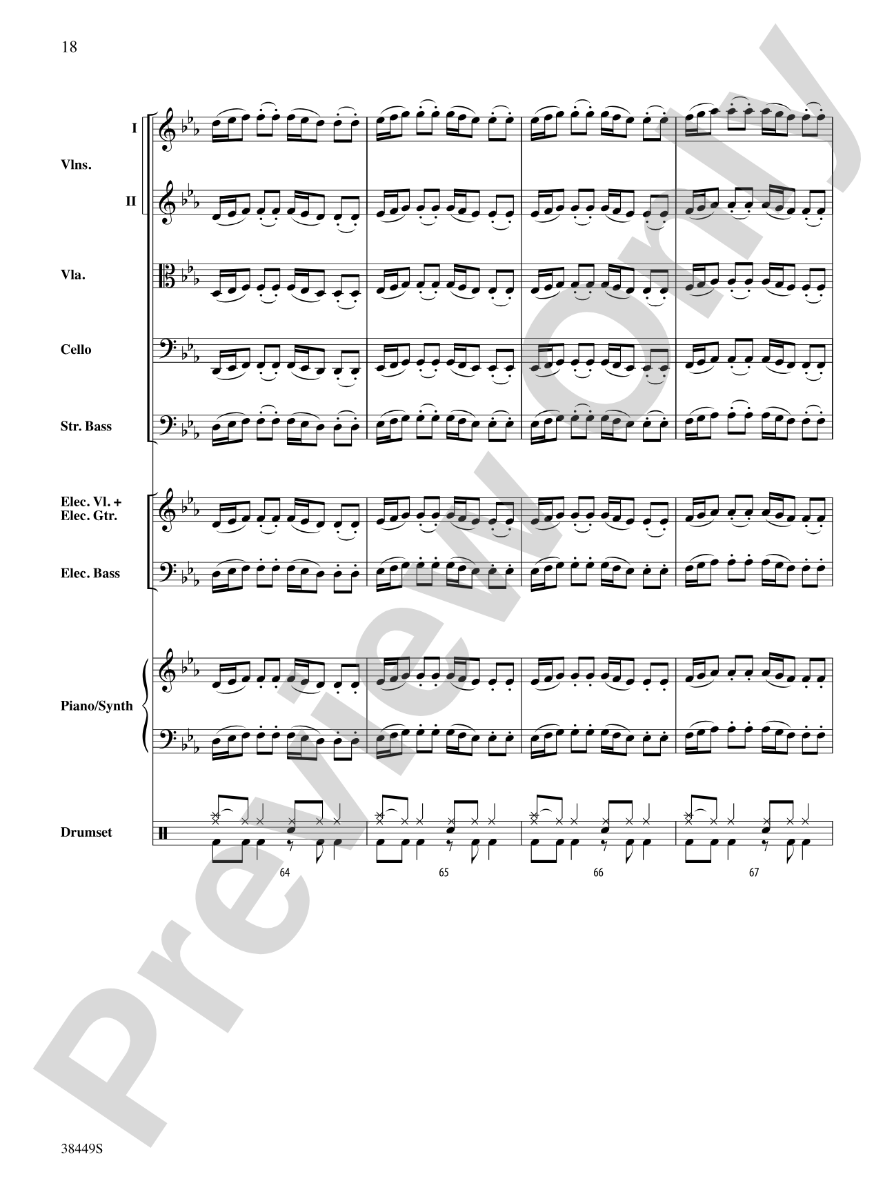 Requiem (The Fifth): String Orchestra Conductor Score & Parts