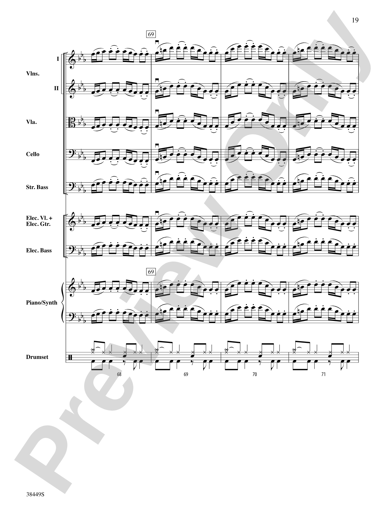 Requiem (The Fifth): String Orchestra Conductor Score & Parts