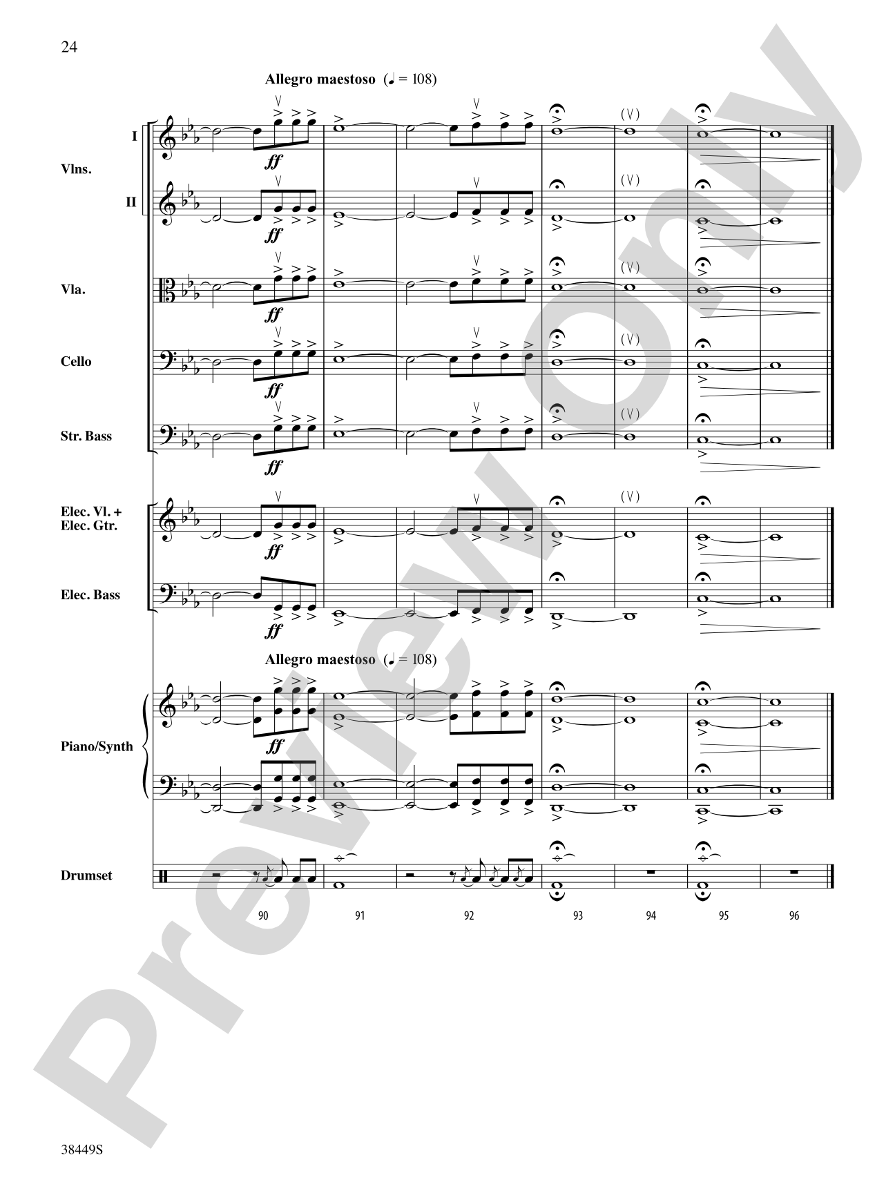 Requiem (The Fifth): String Orchestra Conductor Score & Parts
