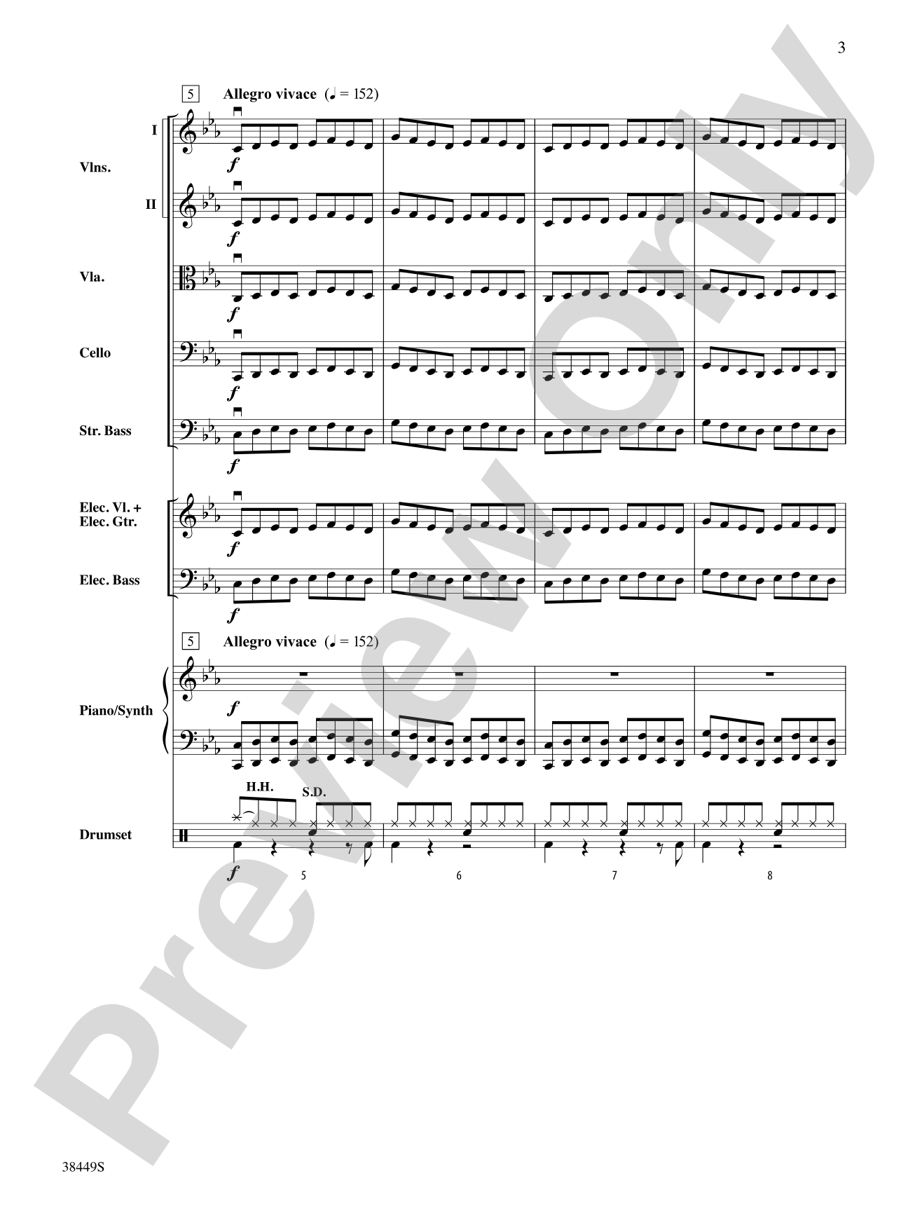 Requiem (The Fifth): String Orchestra Conductor Score & Parts