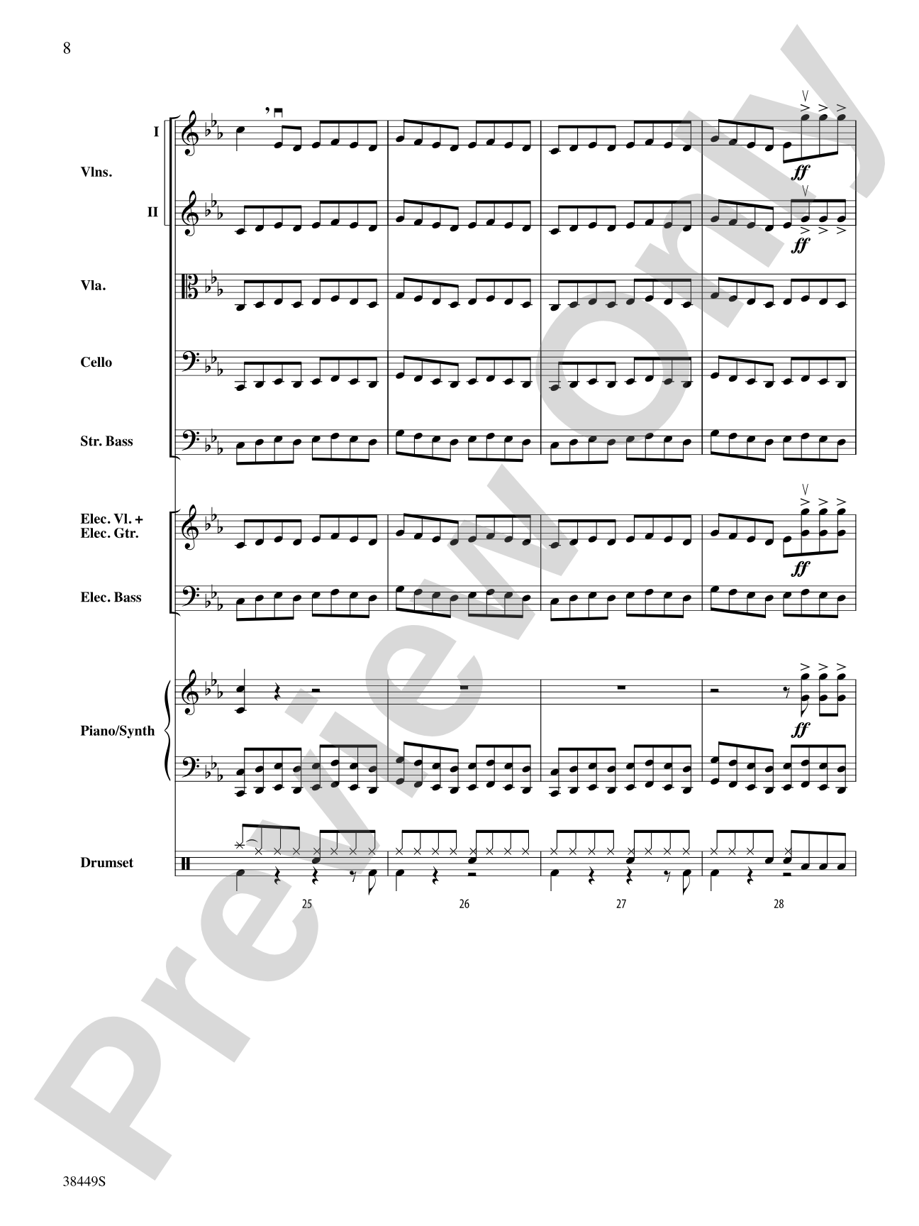Requiem (The Fifth): String Orchestra Conductor Score & Parts
