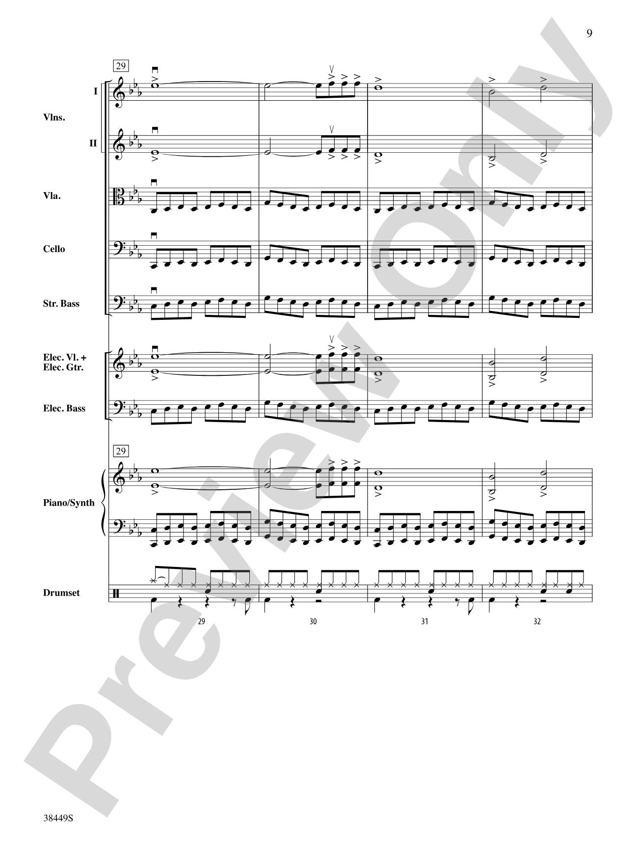 Requiem (The Fifth): String Orchestra Conductor Score & Parts