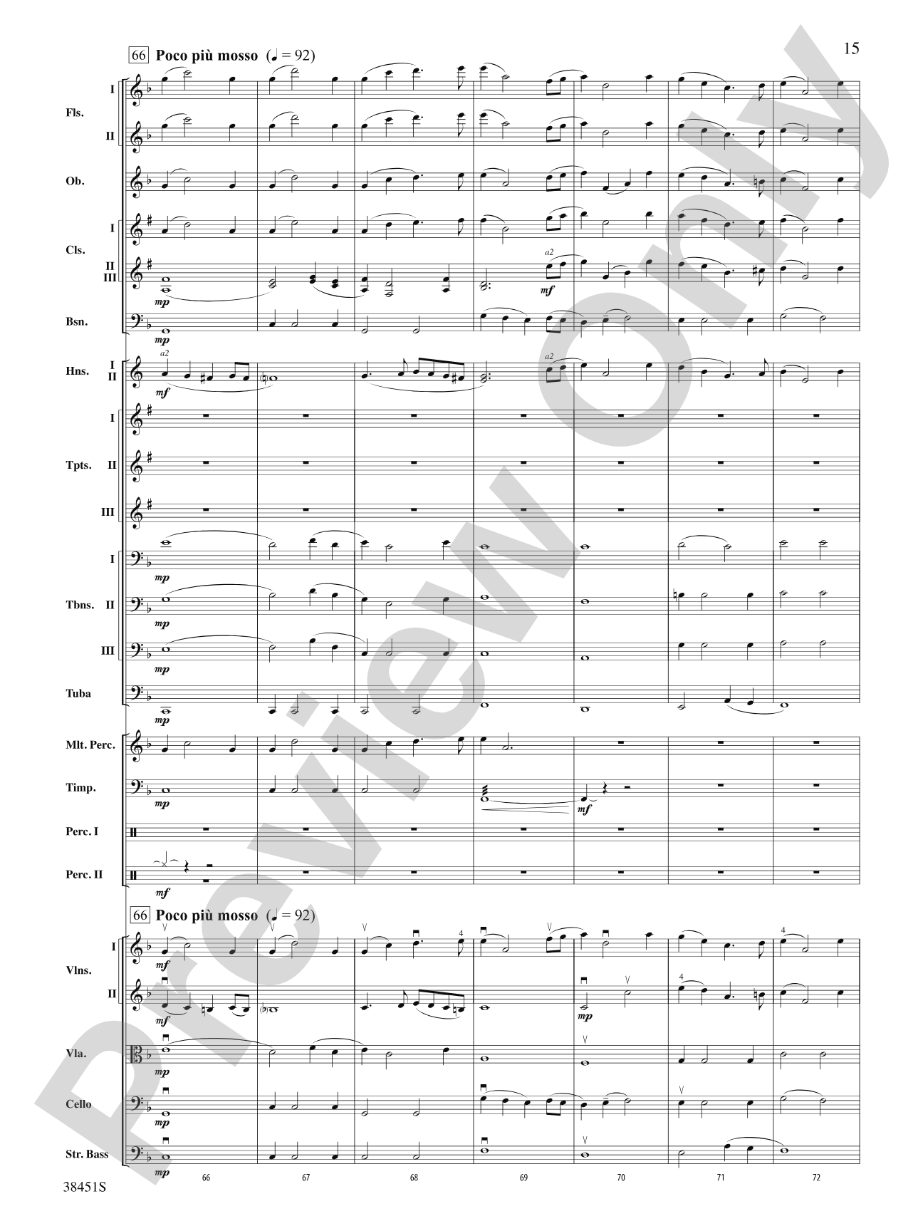 Resurgences: Full Orchestra Conductor Score & Parts