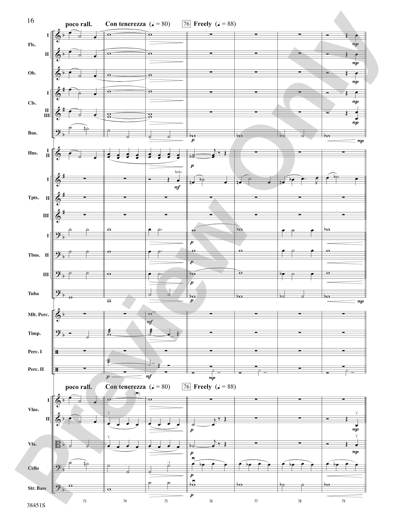 Resurgences: Full Orchestra Conductor Score & Parts