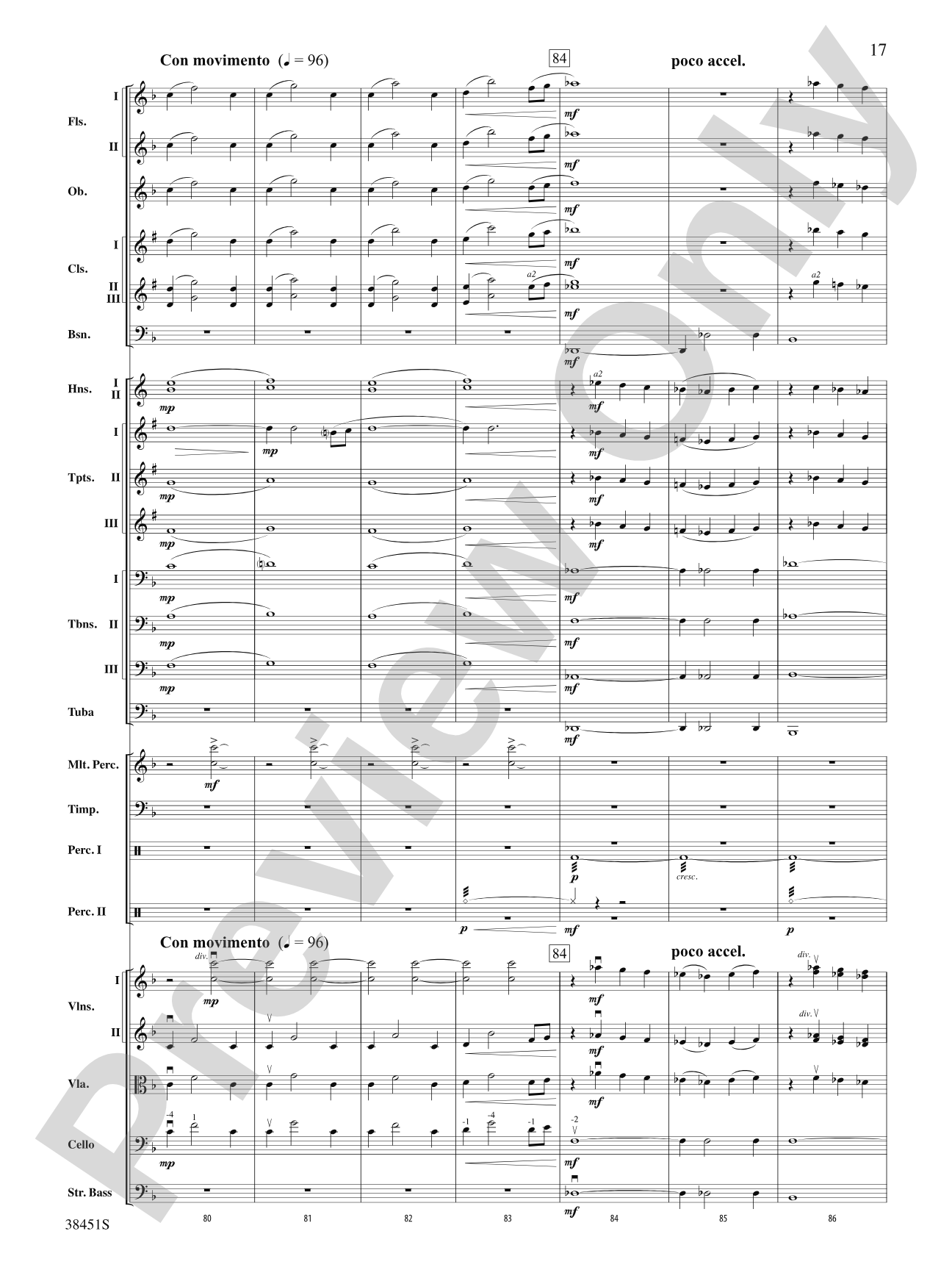 Resurgences: Full Orchestra Conductor Score & Parts