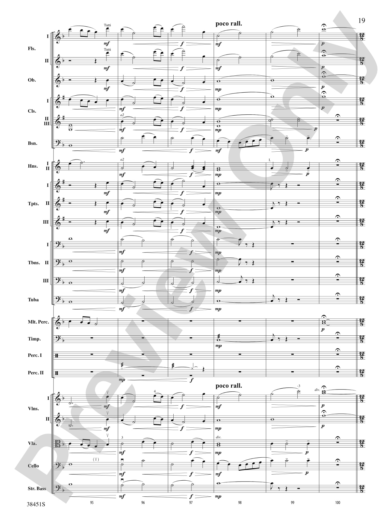 Resurgences: Full Orchestra Conductor Score & Parts